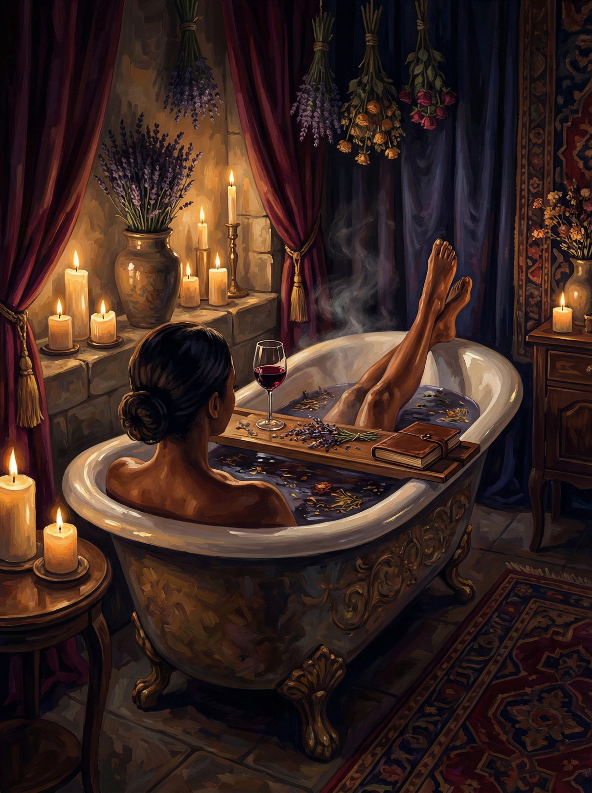 Bathtub Reading Retreat