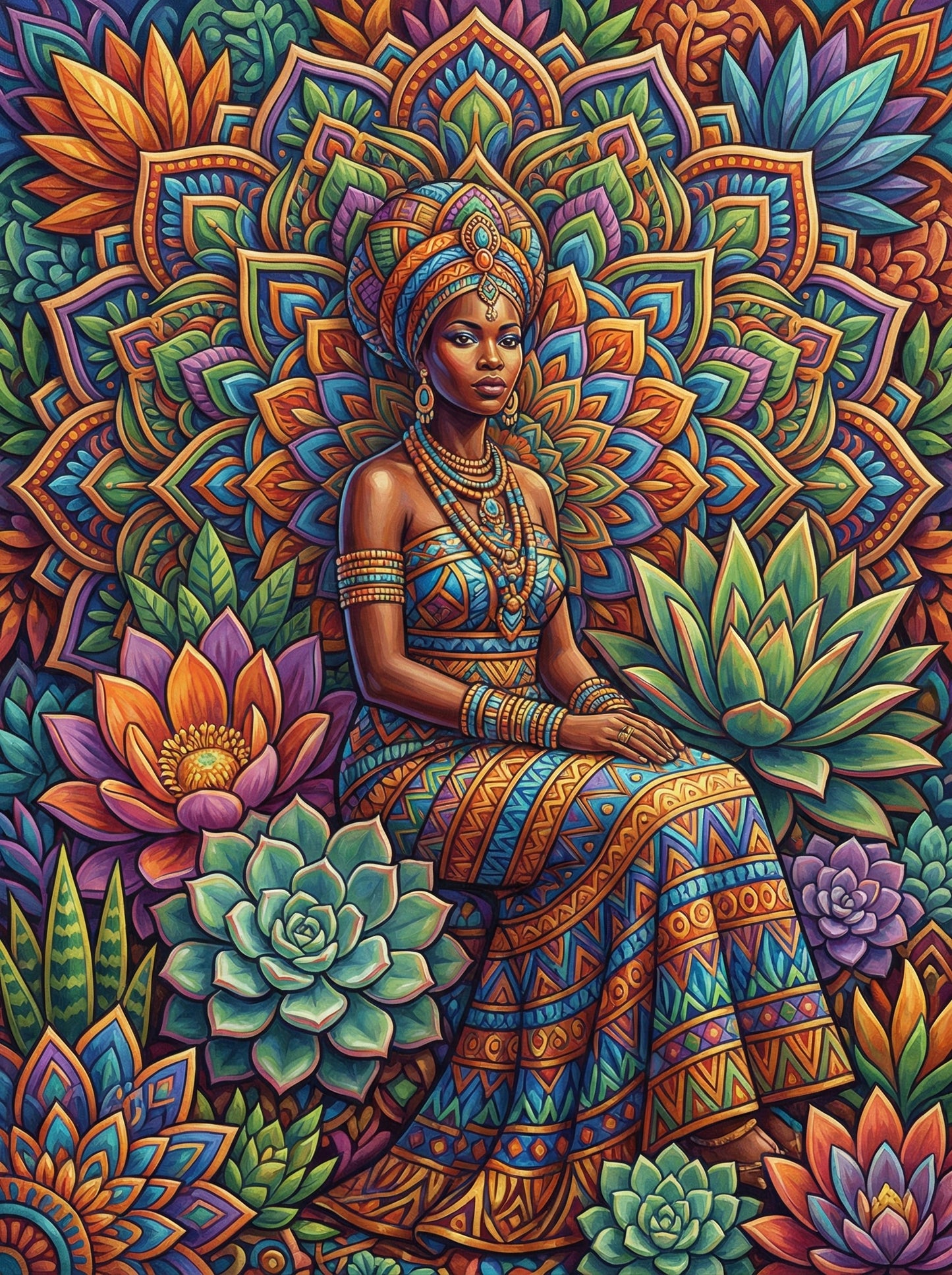 Mandala Goddess Serenity (80 Colors)