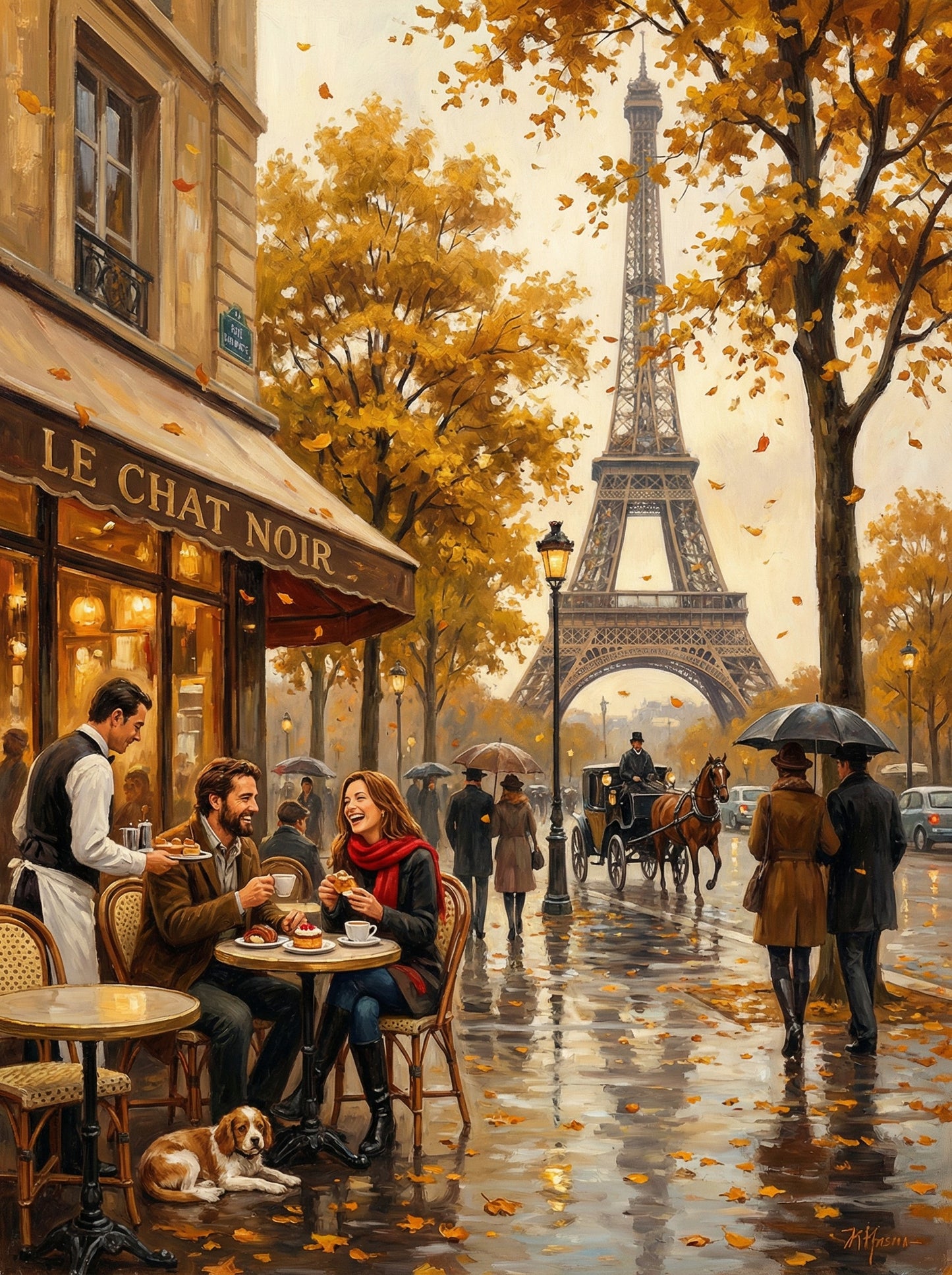 Cafe Noir Rainy Evening
