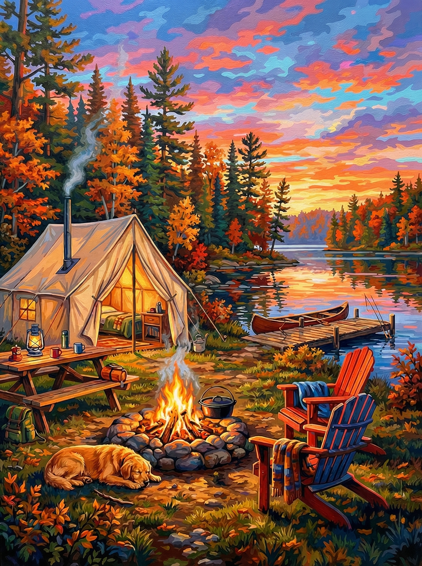 Campfire Sunset Retreat (120 Colors)