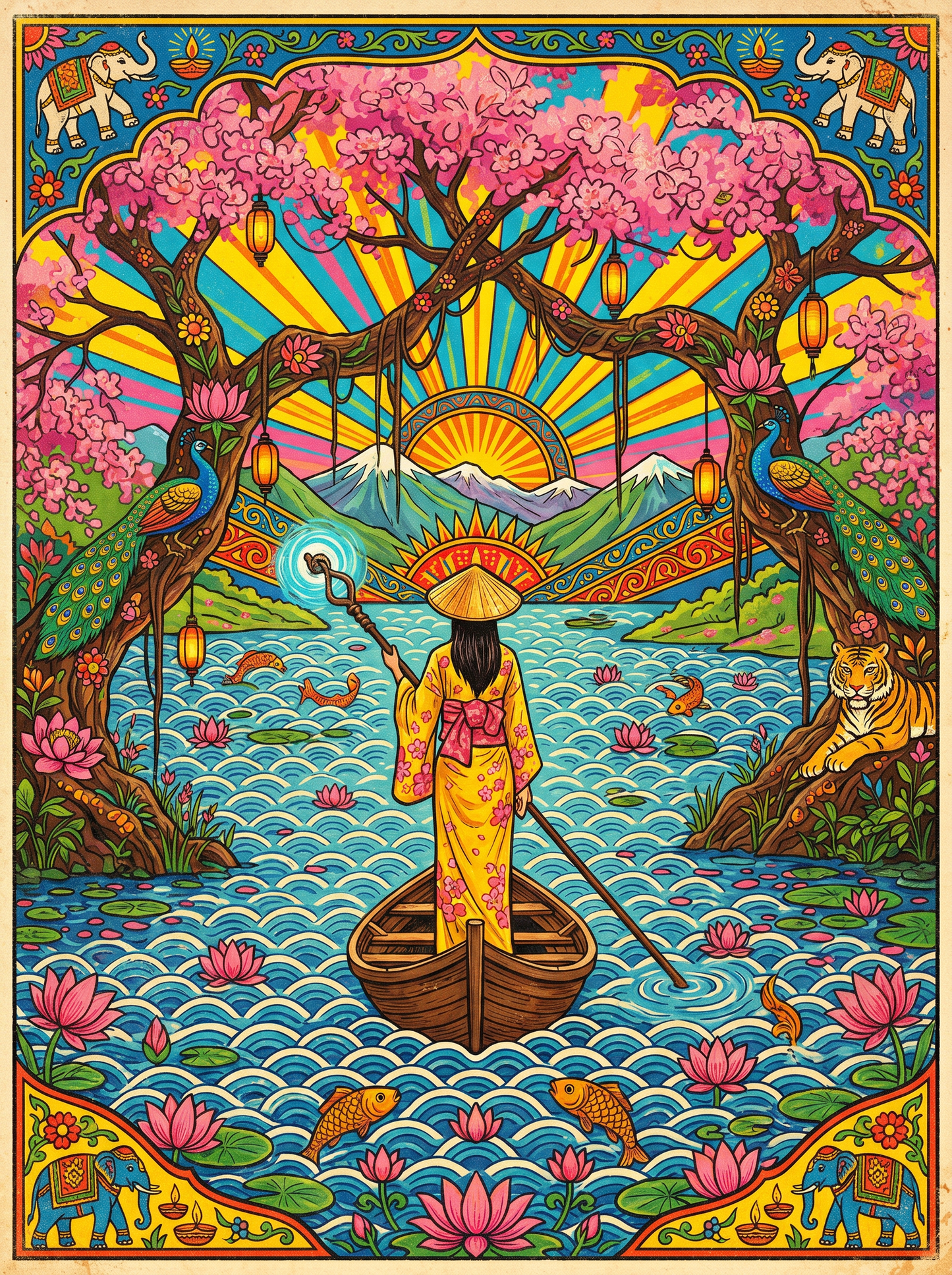 Cherry Blossom Archway (120 Colors)