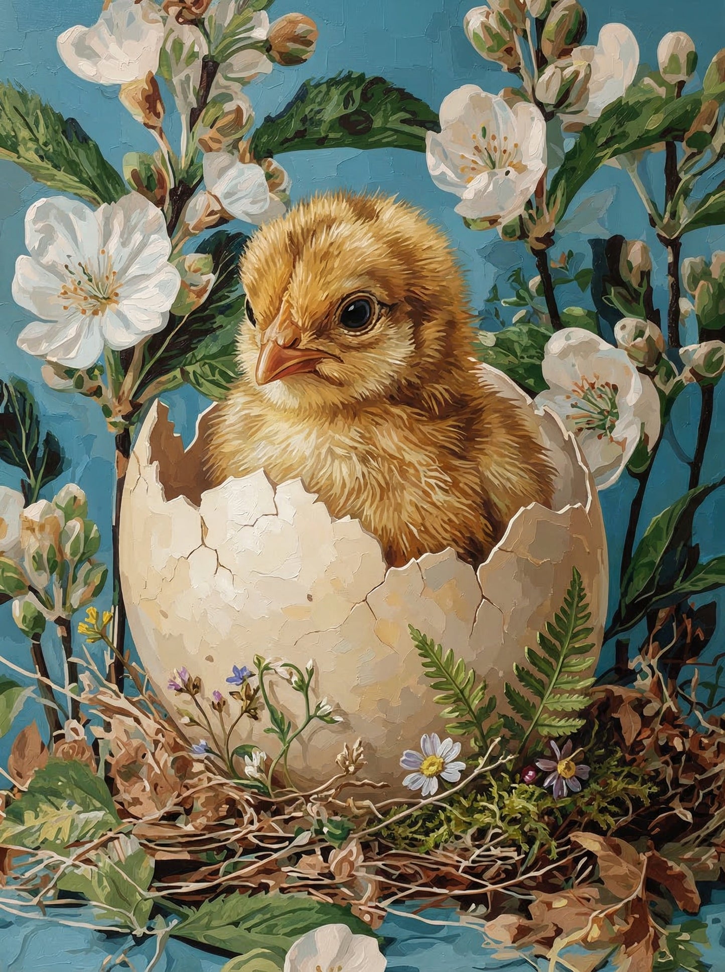 Chick Hatching Spring