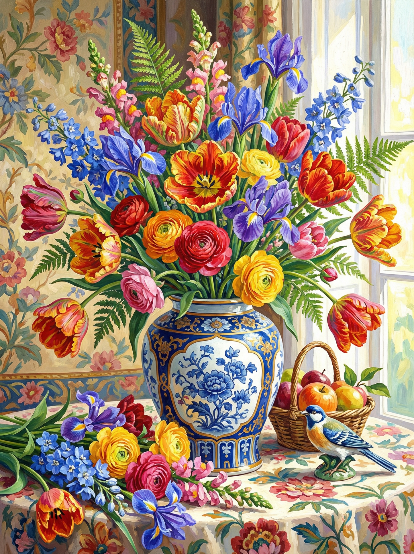Classic Window Garden Arrangement (80 Colors)