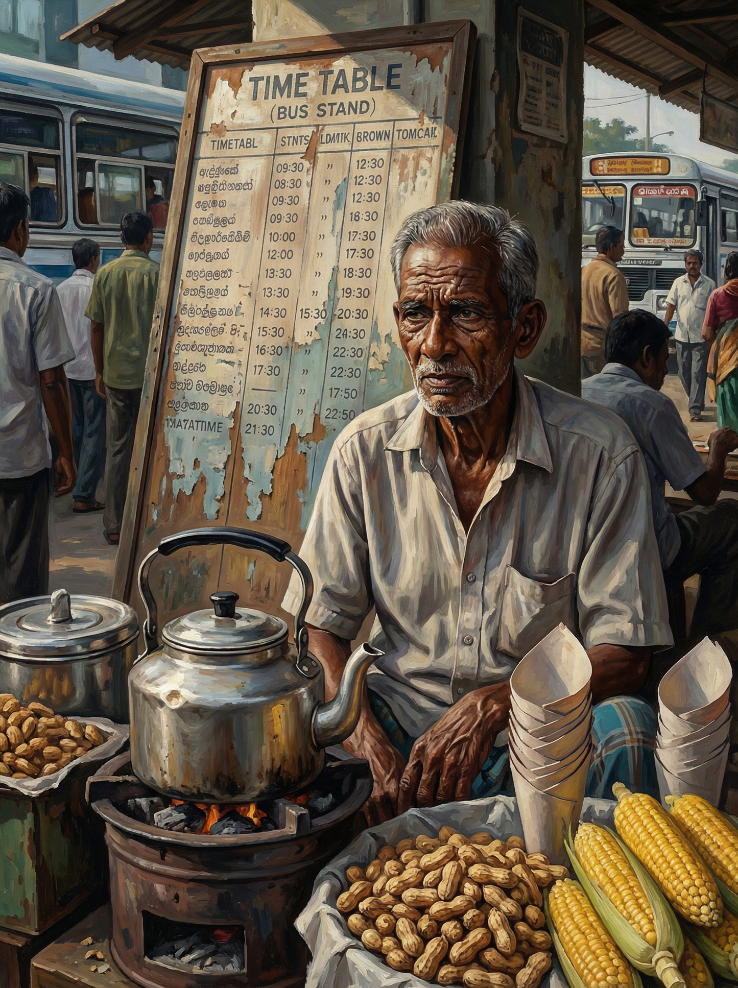 Tea and Corn Seller