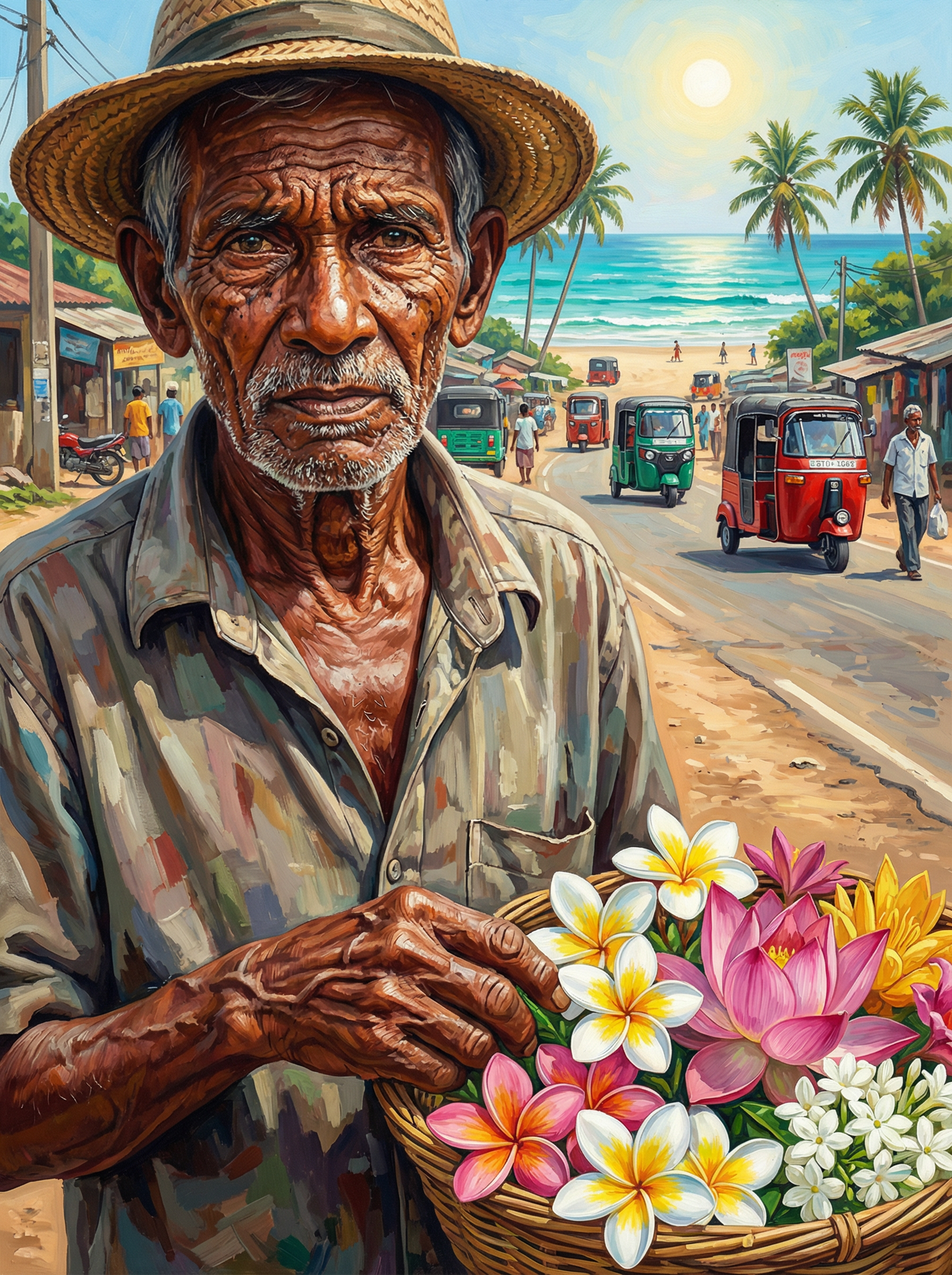 Coastal Flower Vendor