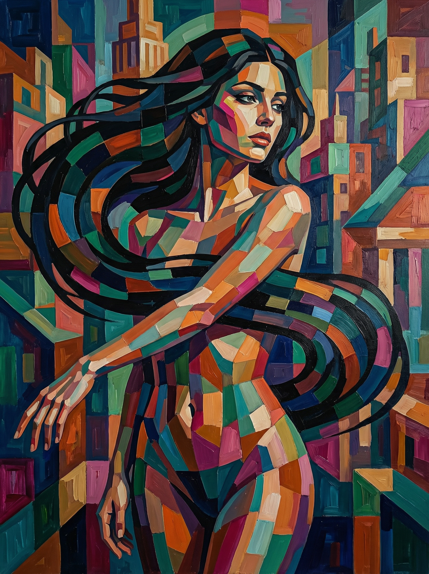 Colorful Body Mosaic (120 Colors)