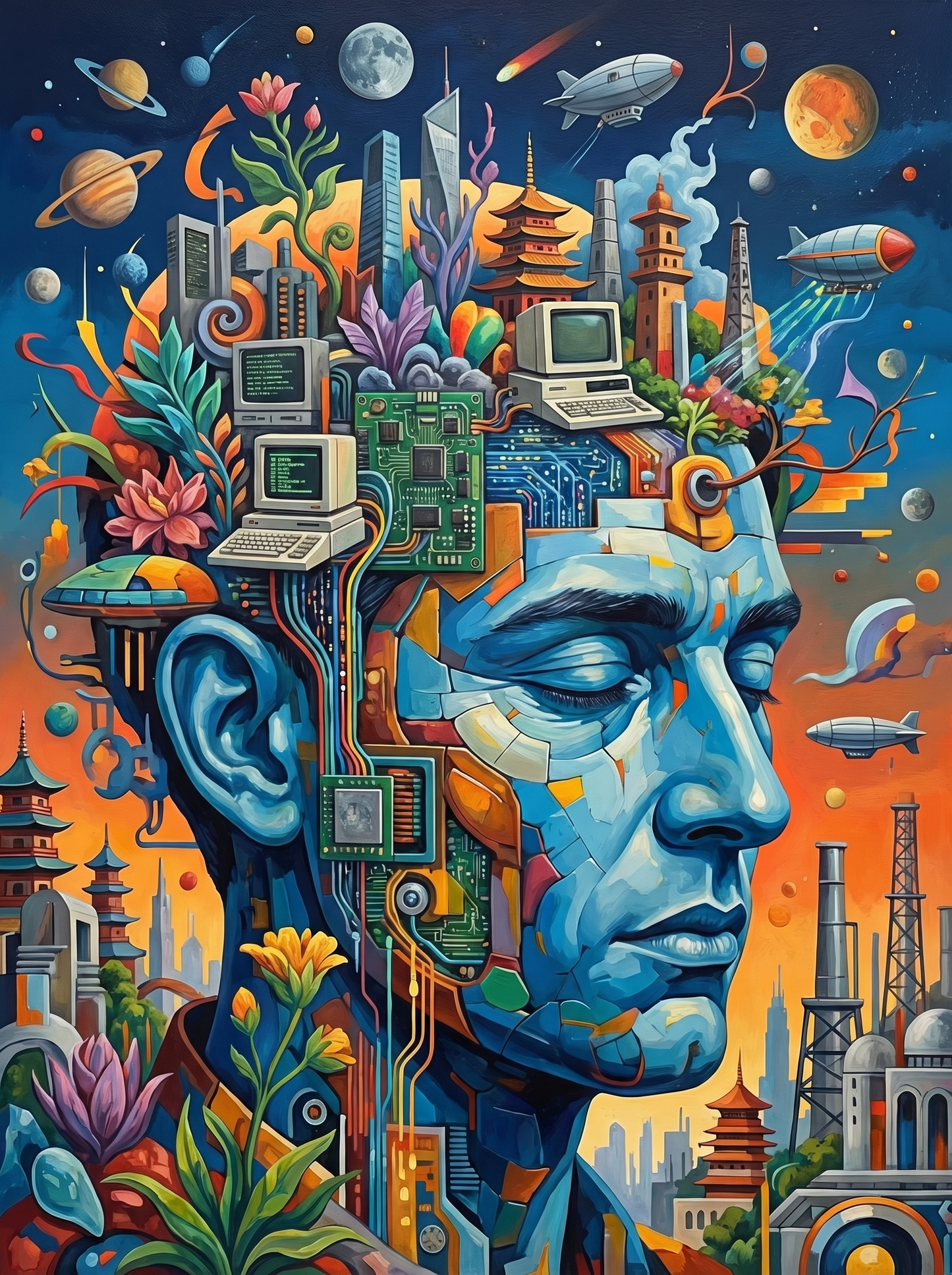 Cyborg Mind Architecture (120 Colors)