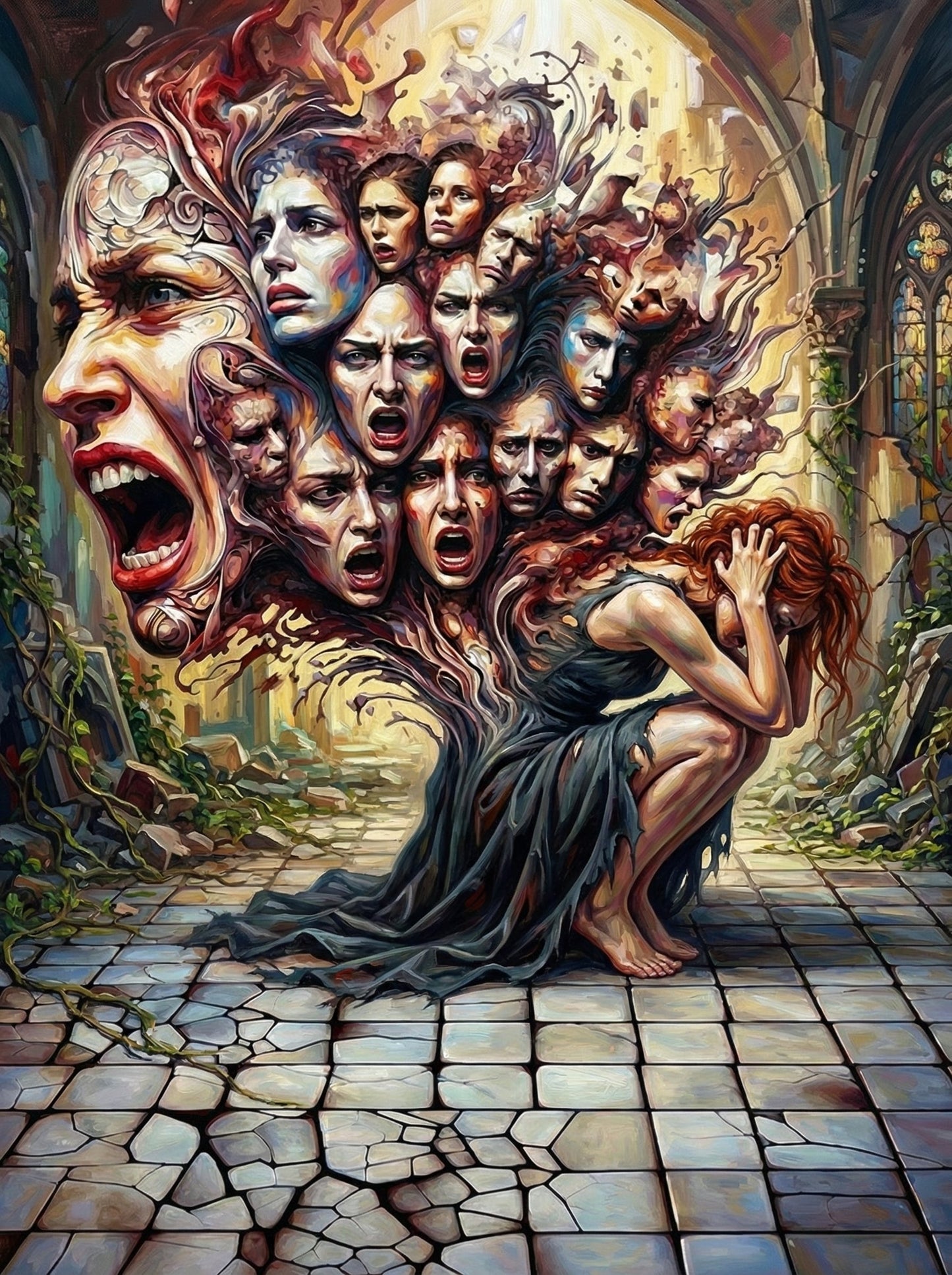 Demons Haunt Woman (80 Colors)