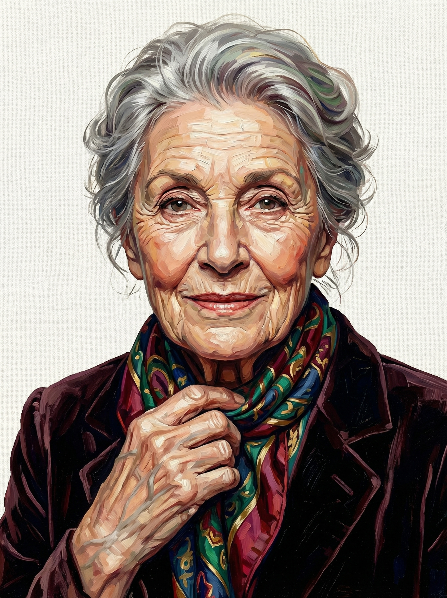 Distinguished Velvet Portrait (80 Colors)