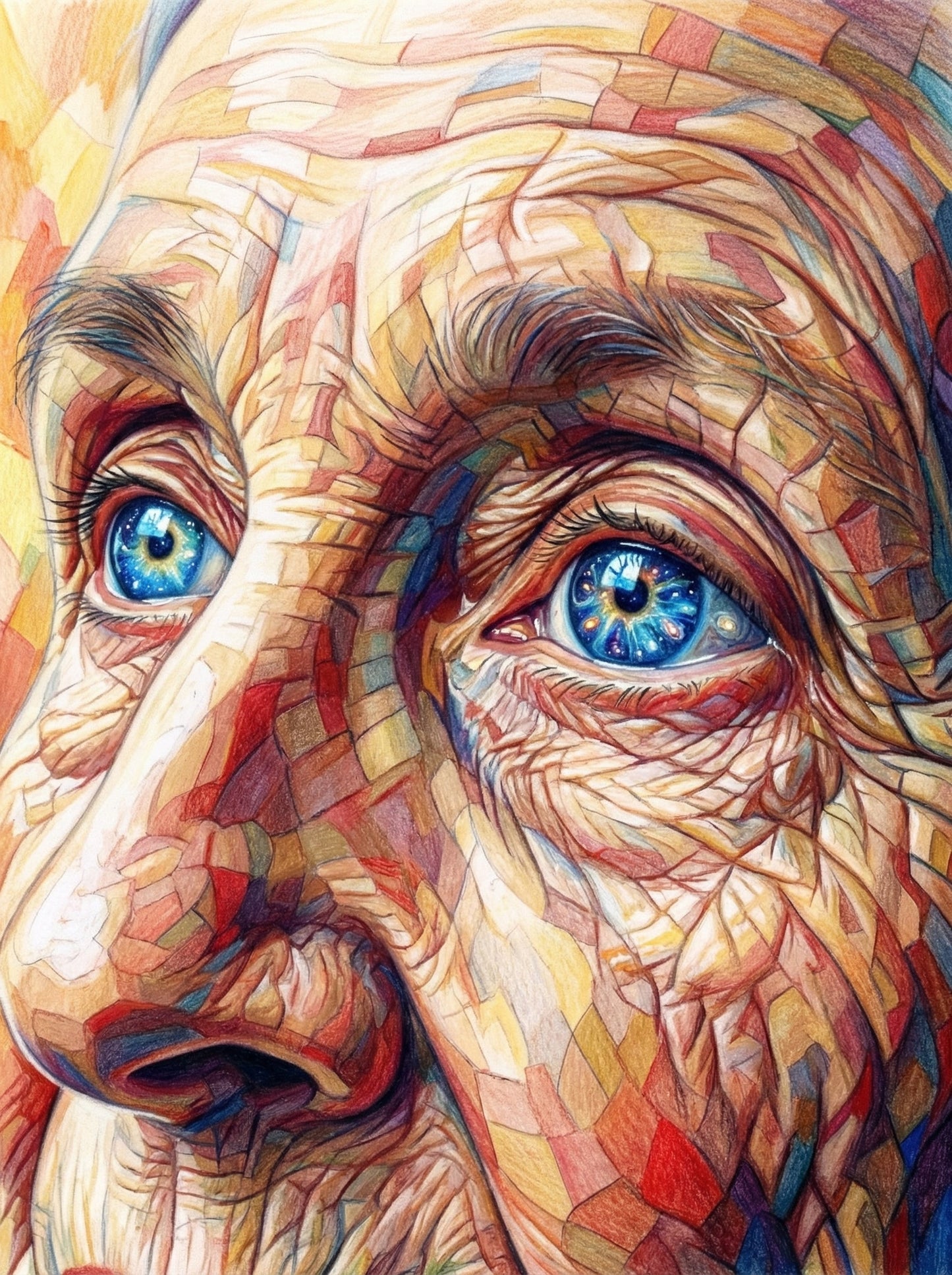Elderly Woman Headscarf (80 Colors)