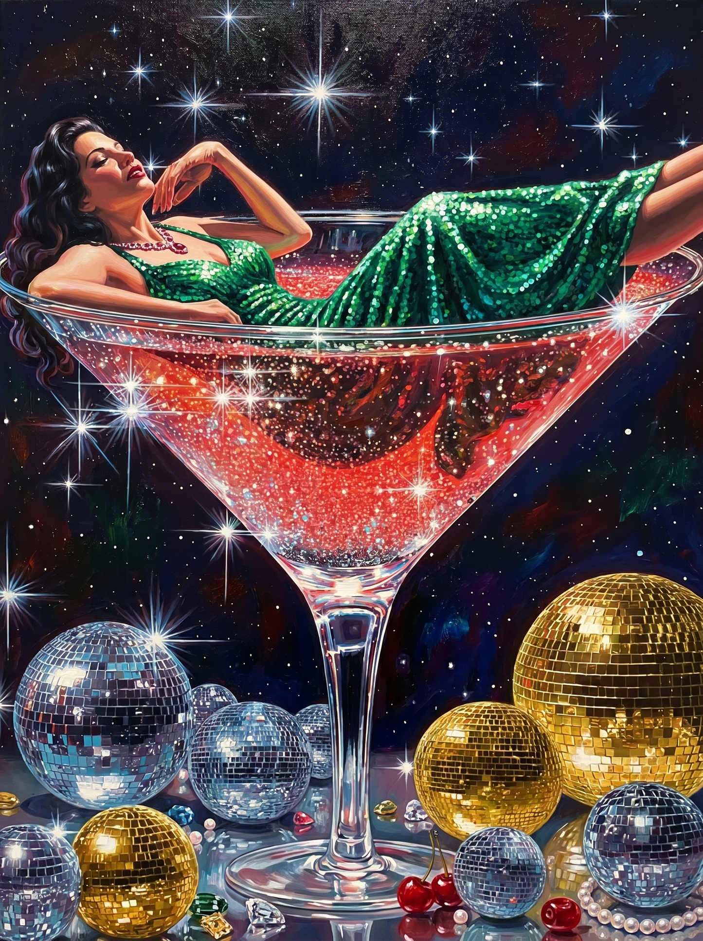 Emerald Martini Starlight Glamour (120 Colors)