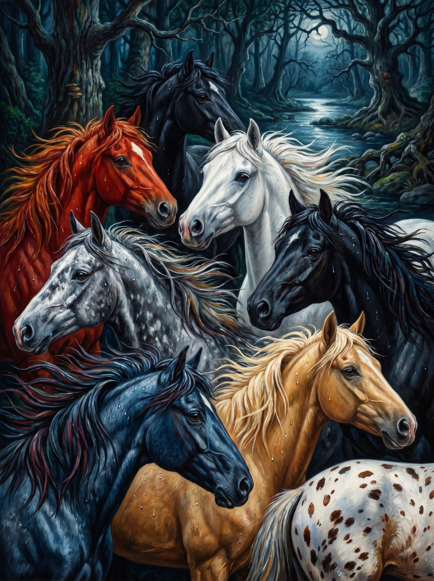 Enchanted Forest Horses (120 Colors)