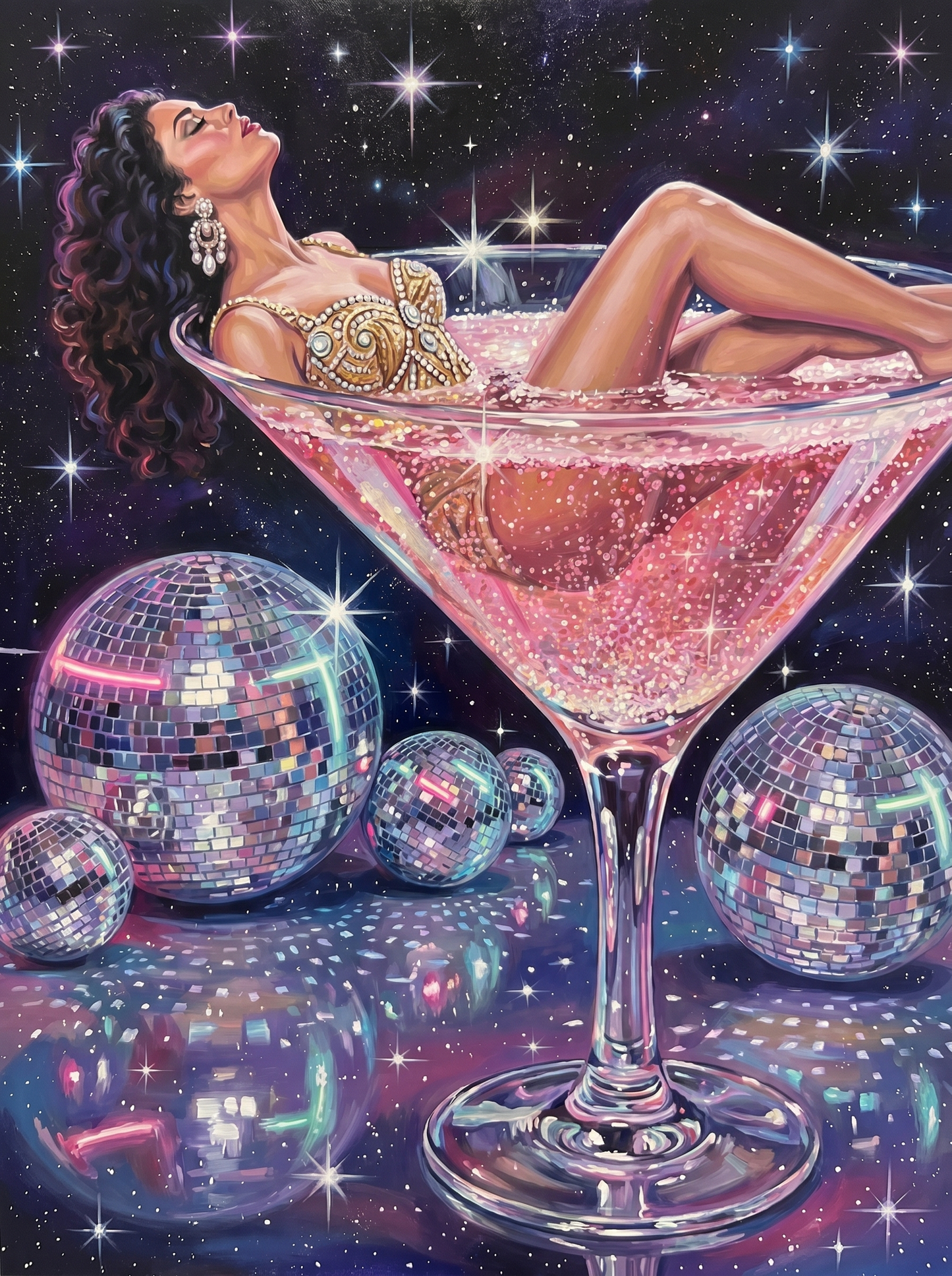 Golden Martini Disco Night (120 Colors)