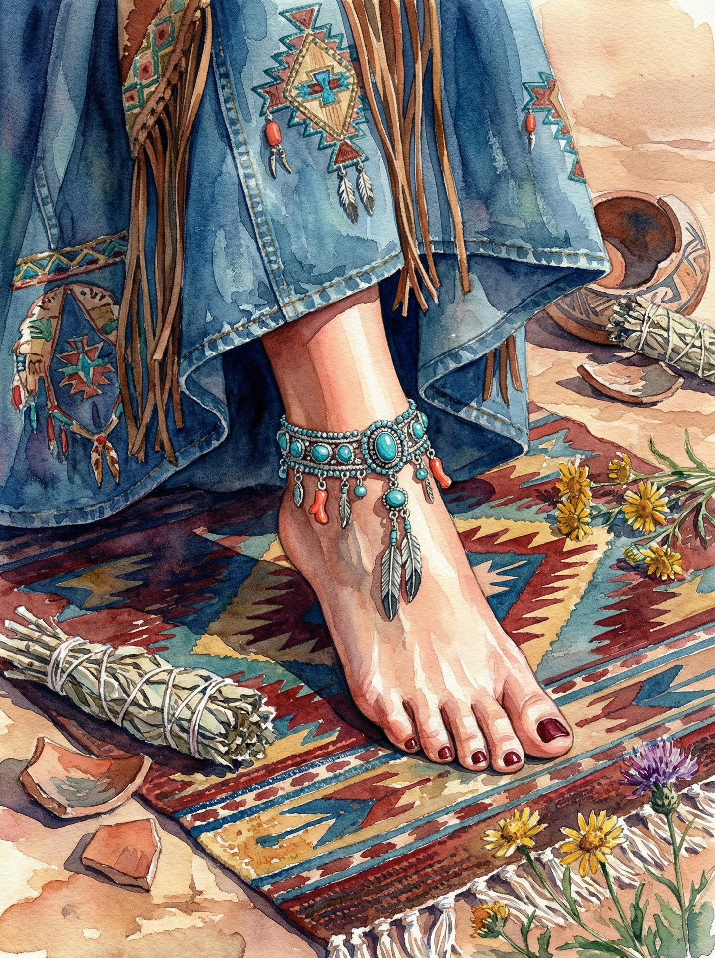 Desert Spirit Anklet (80 Colors)