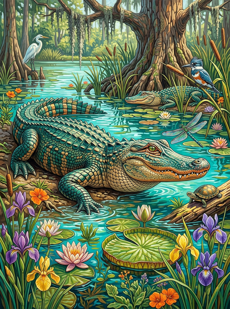 Mystic Swamp Alligator (120 Colors)