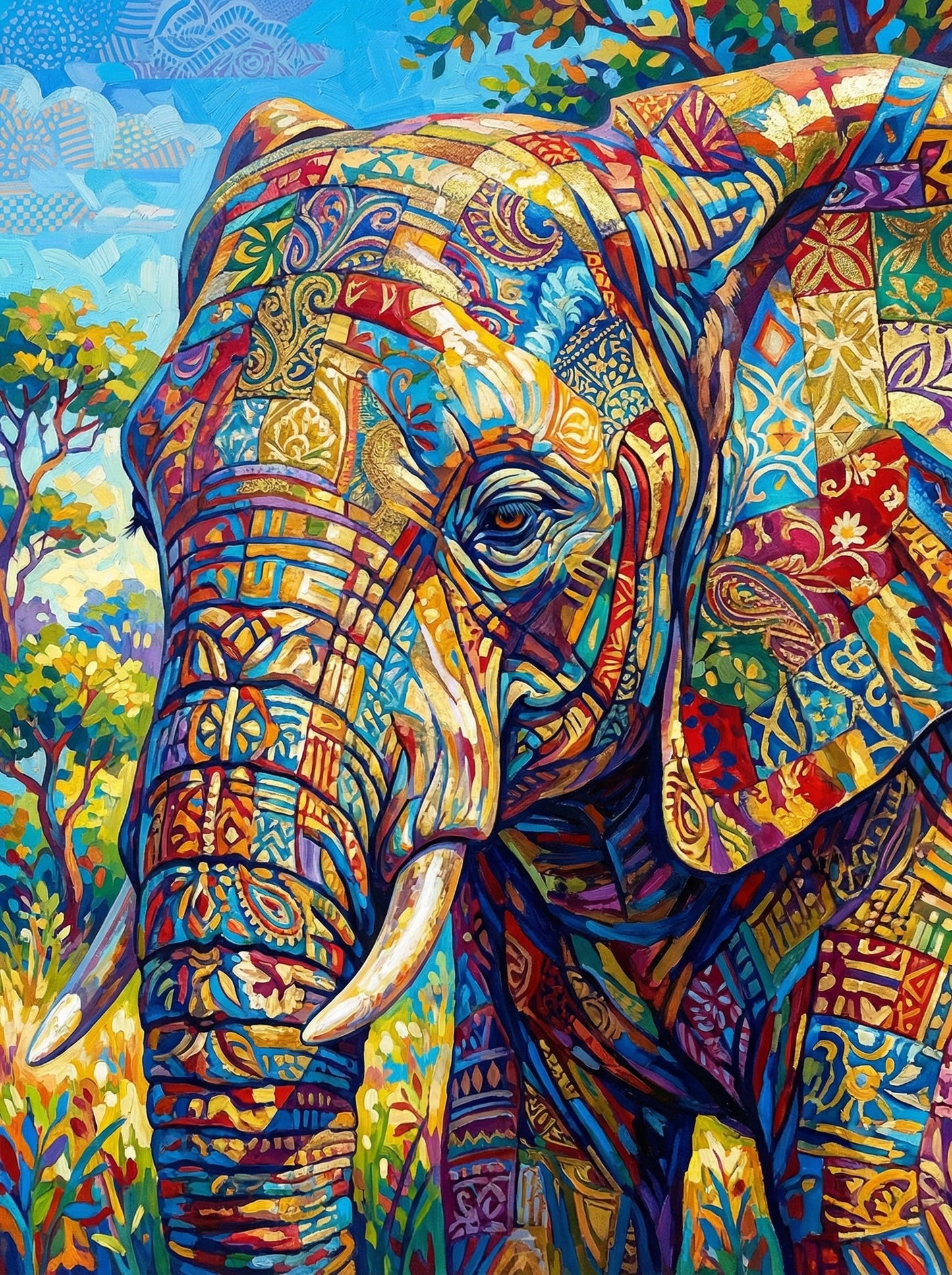 Patchwork Tusker Spirit (80 Colors)