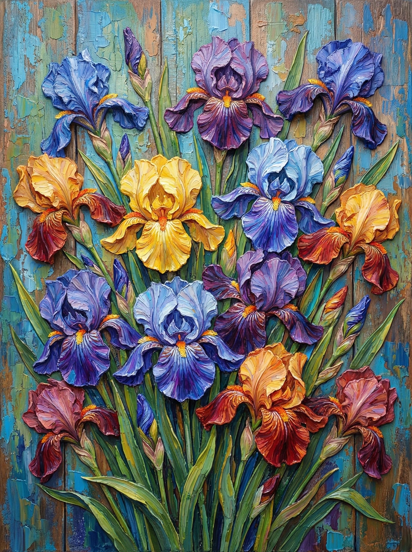 Rustic Iris Reverie (120 Colors)