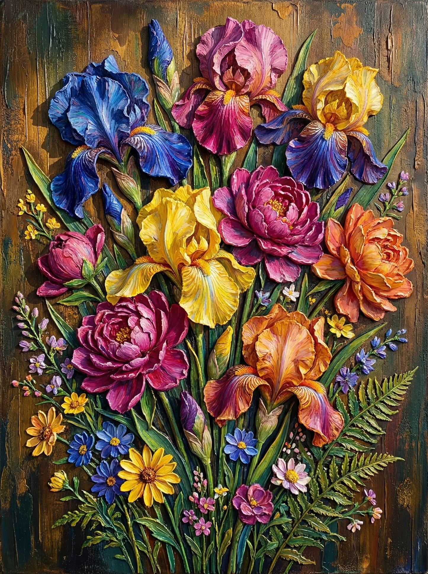 Golden Rose Hydrangea (120 Colors)