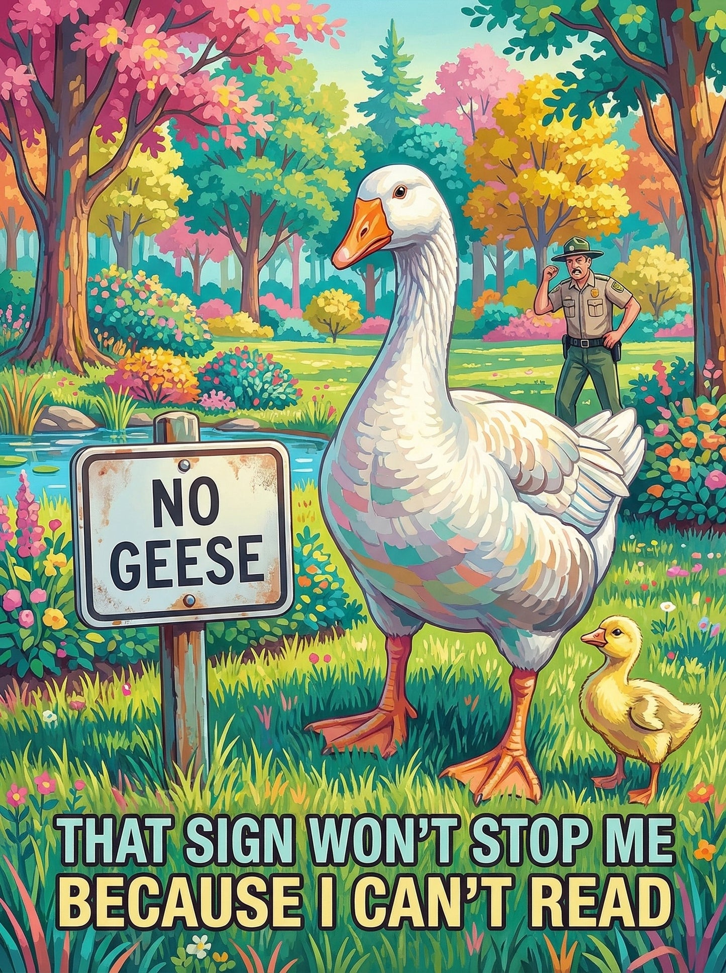 Defiant Goose Crossing (120 Colors)
