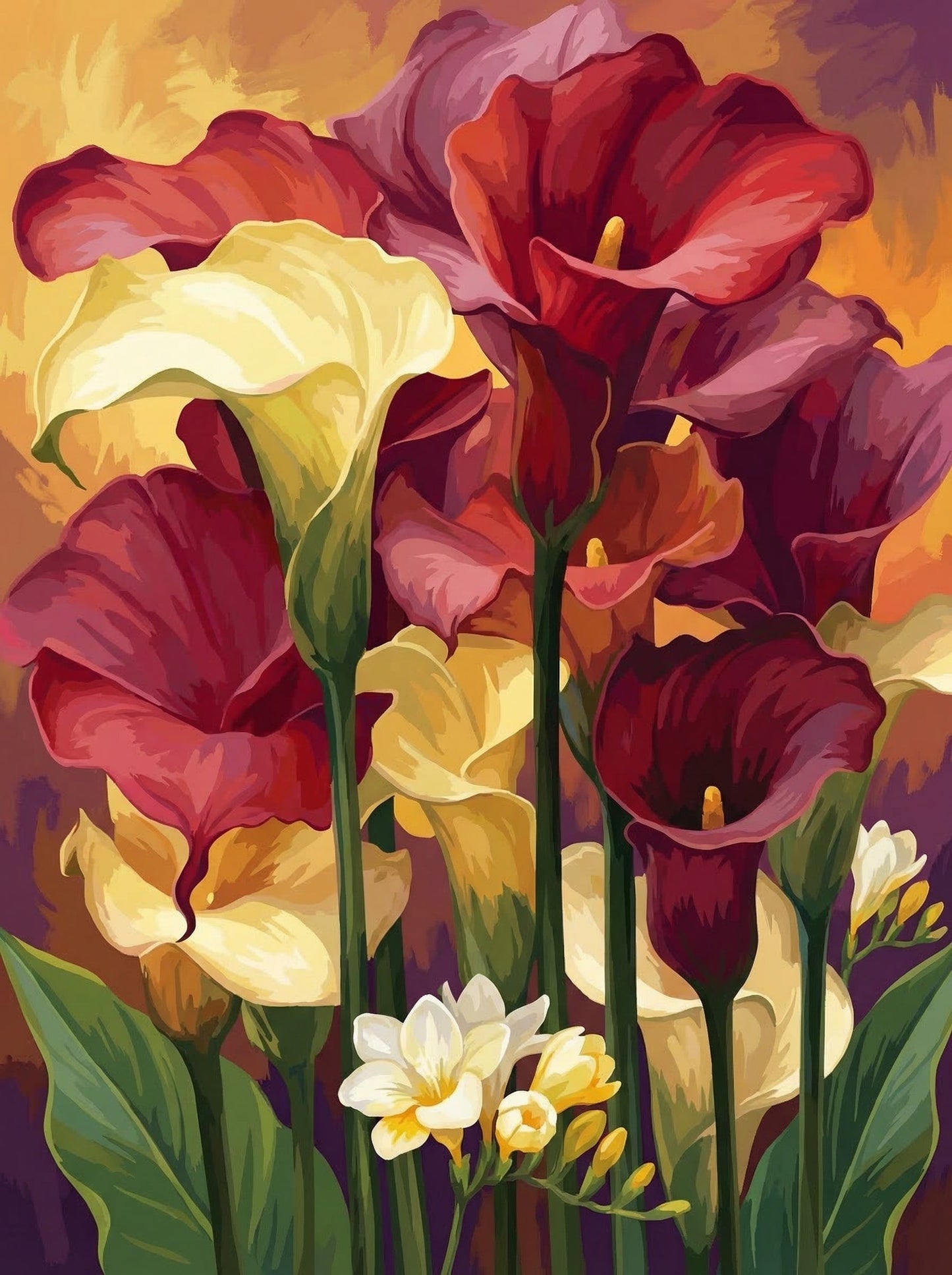 Sunset Calla Bloom