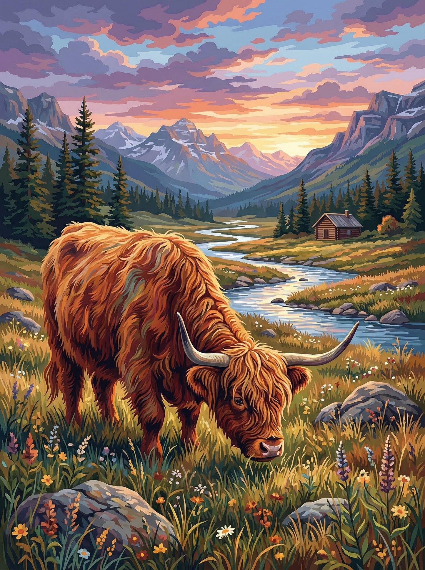 Highland Meadow Cow (120 Colors)