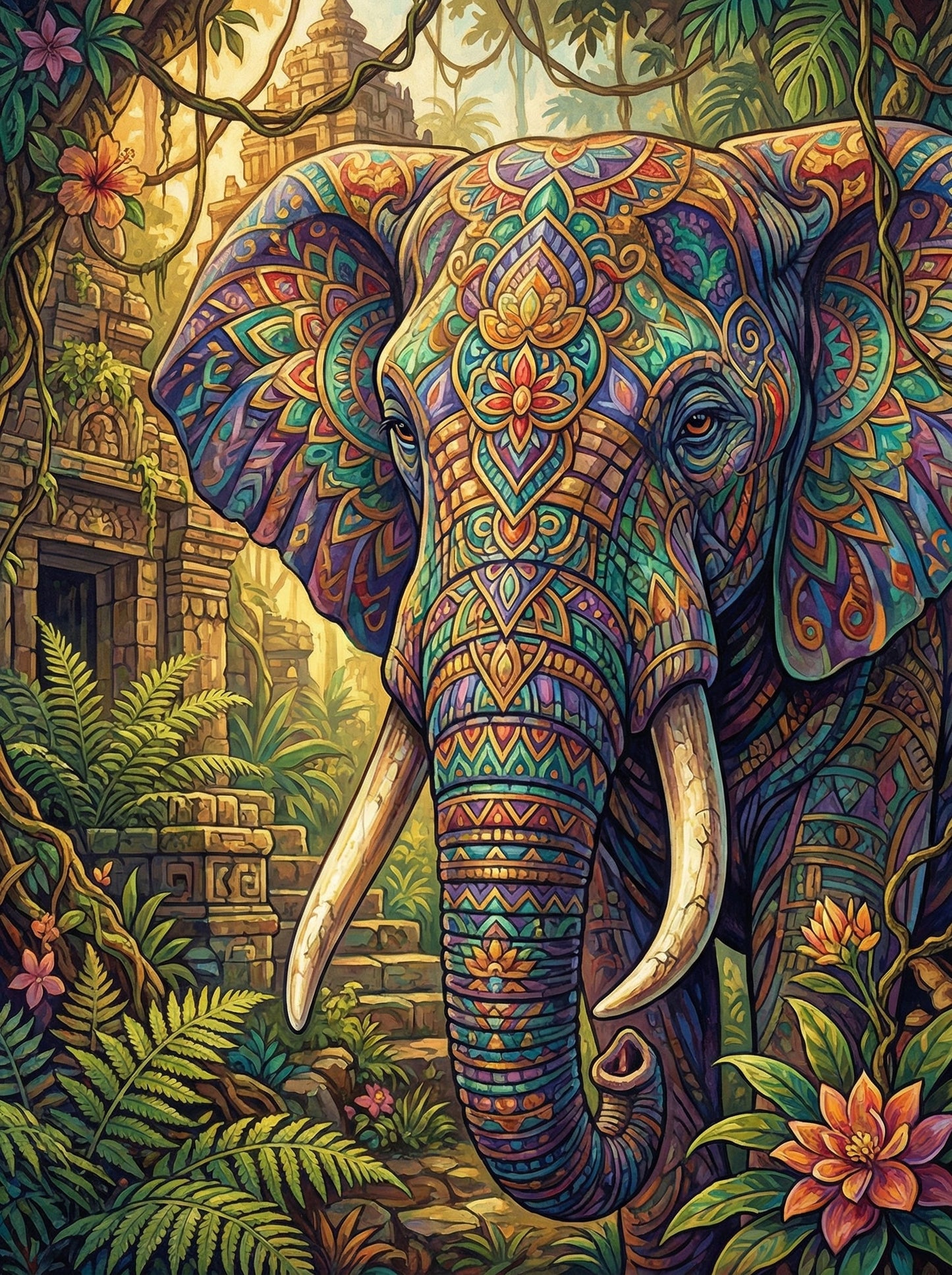 Temple Spirit Elephant (80 Colors)