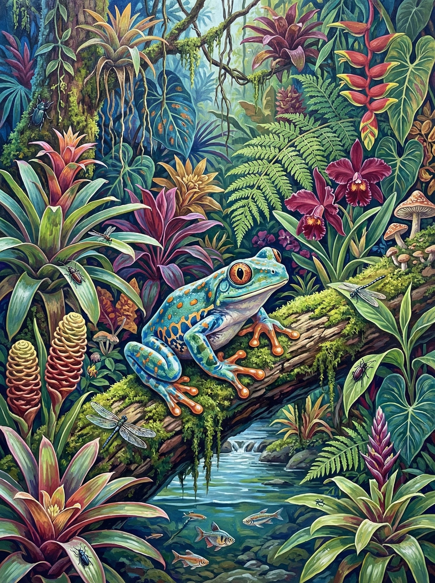 Tropical Jungle Frog (80 Colors)