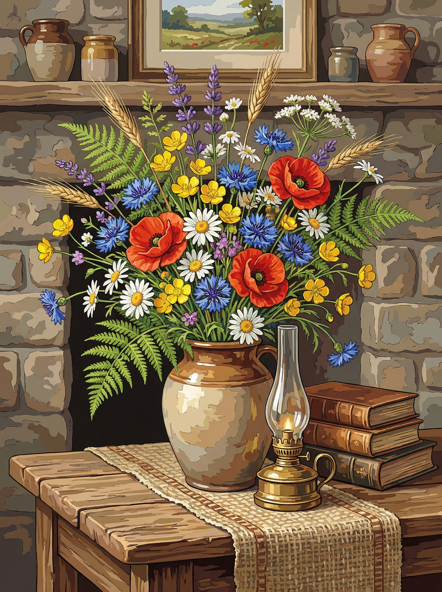 Cottage Hearth Wildflowers