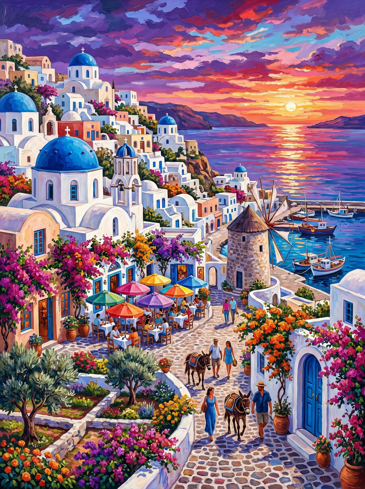 Santorini Sunset Village