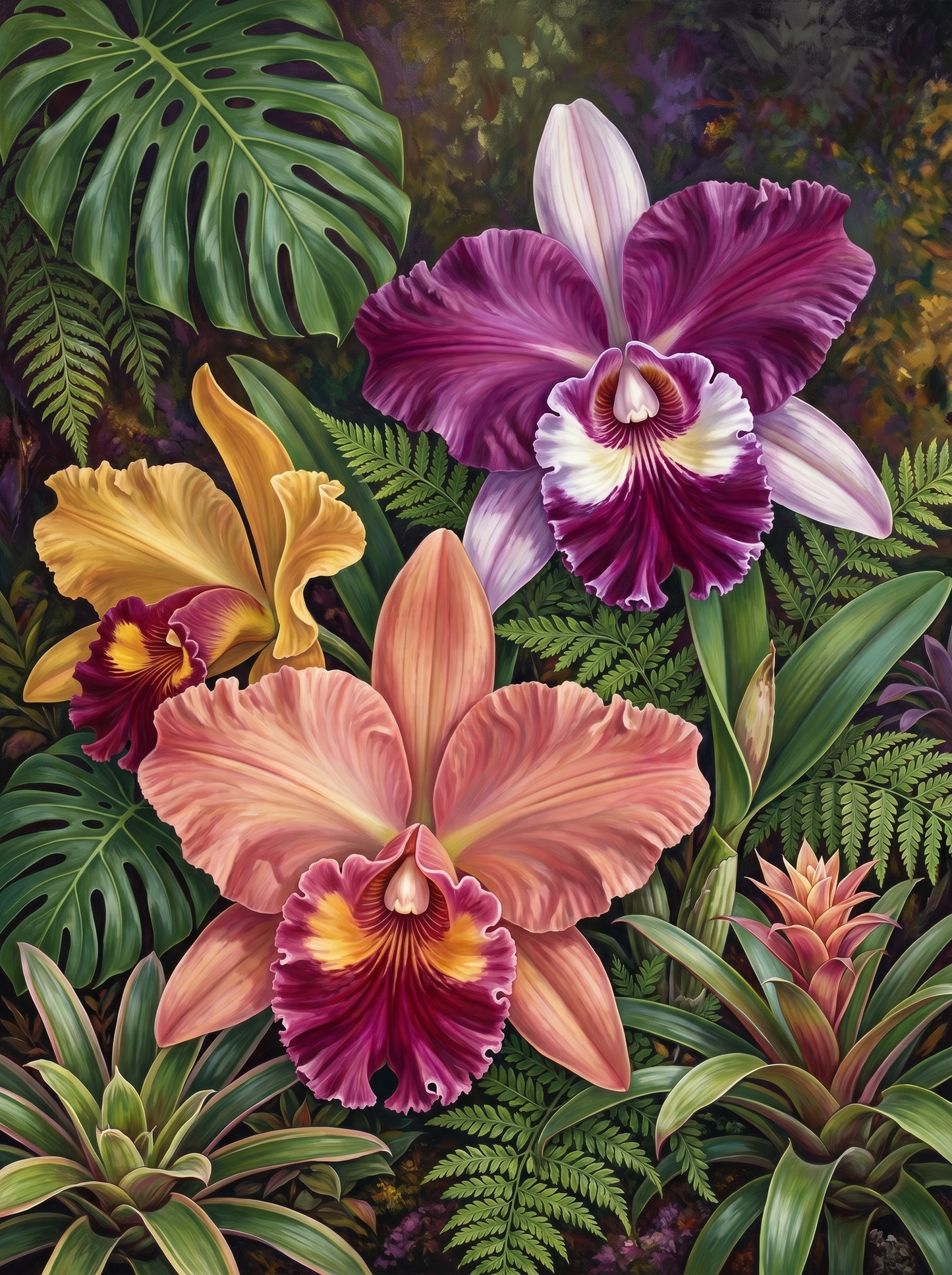 Tropical Orchid Elegance