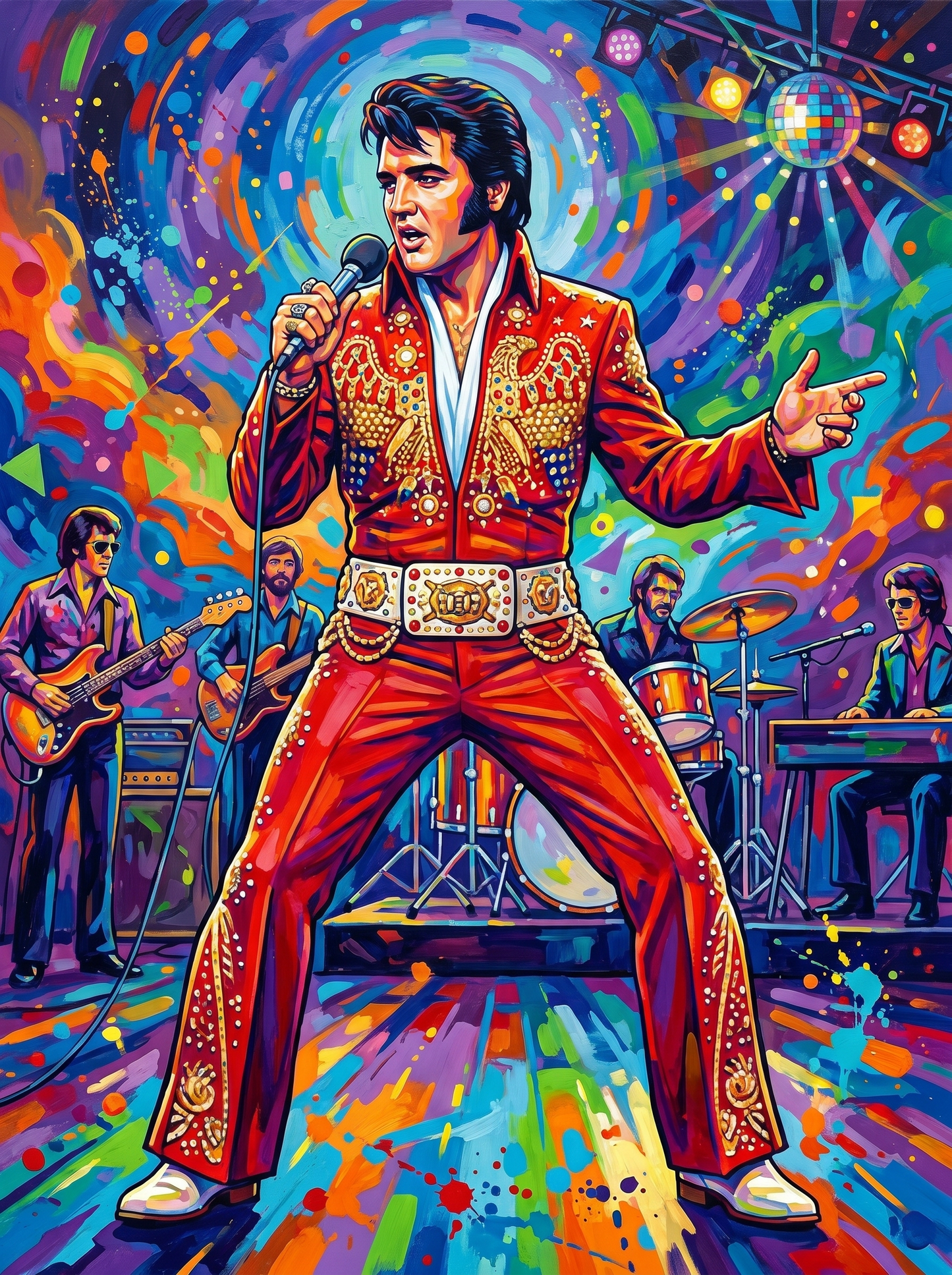 Neon King Rockstage