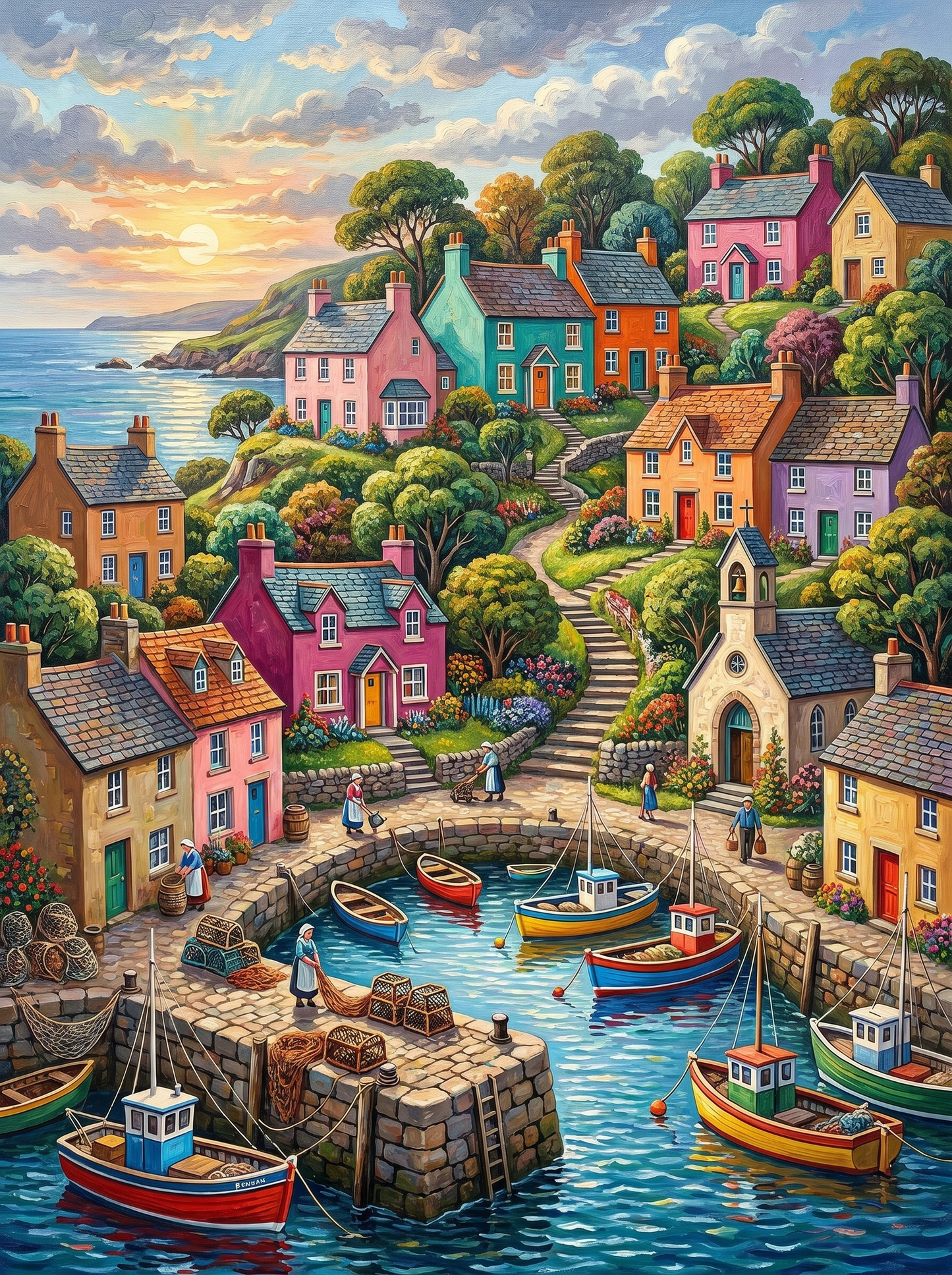 Seaside Village Serenity