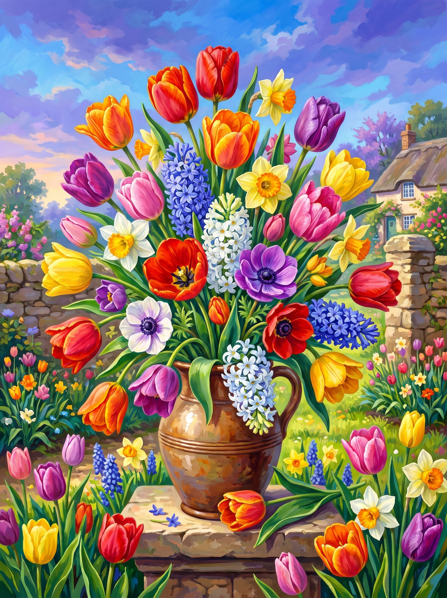 Vibrant Spring Bouquet Bliss