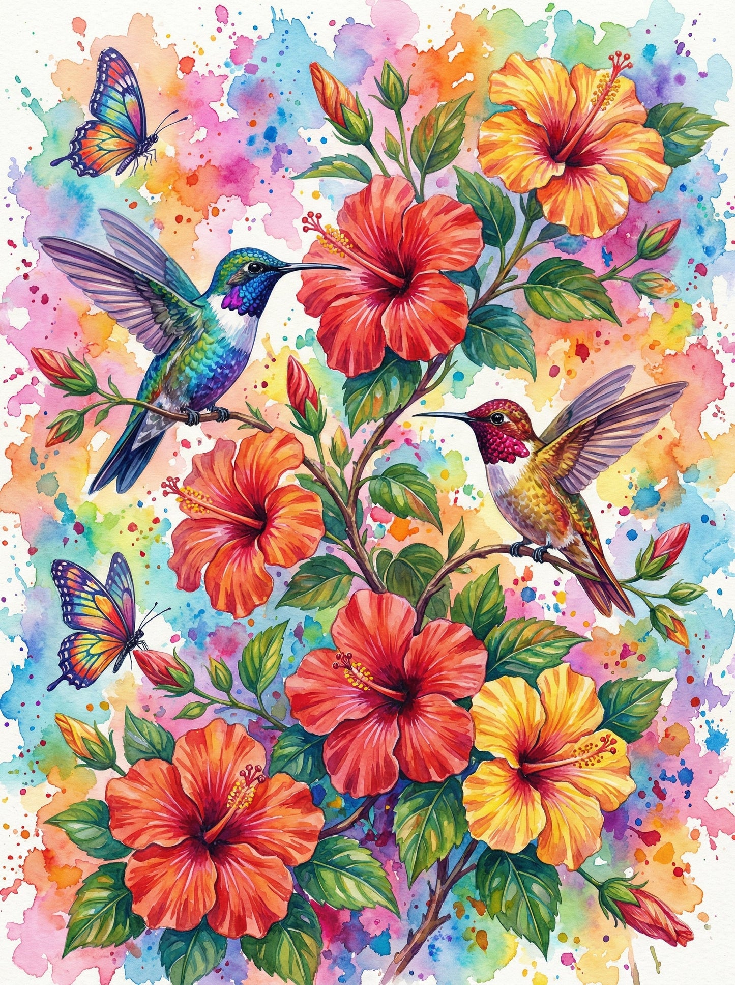 Hummingbird Tropical Nectar Harmony (80 Colors)