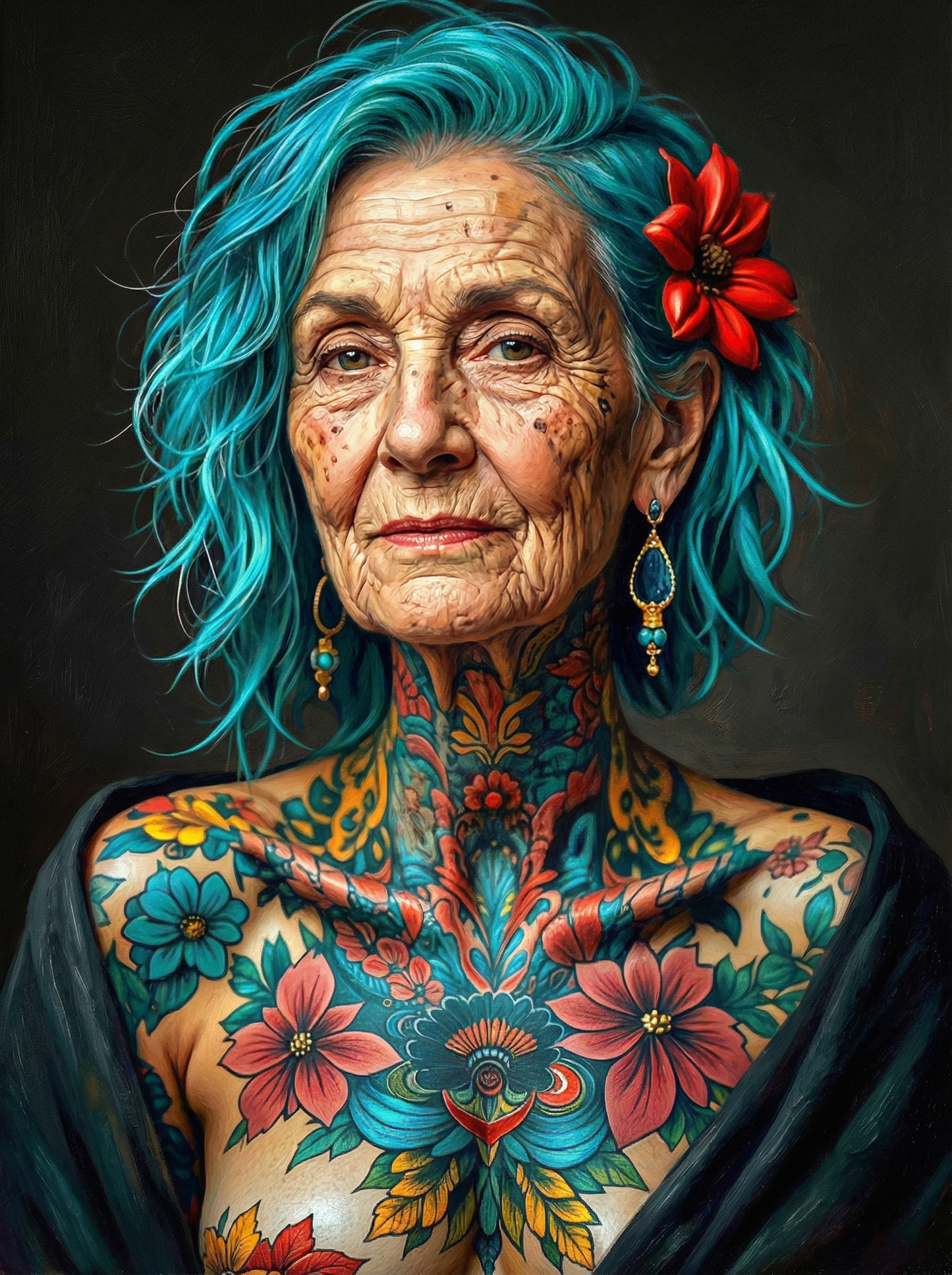 Jeweled Tattooed Sophisticate (120 Colors)
