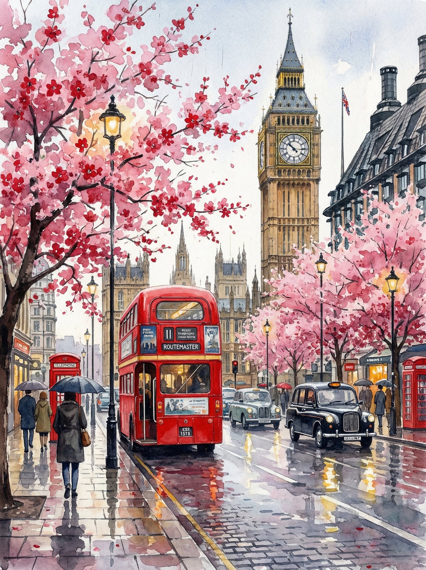 London Spring With Big Ben