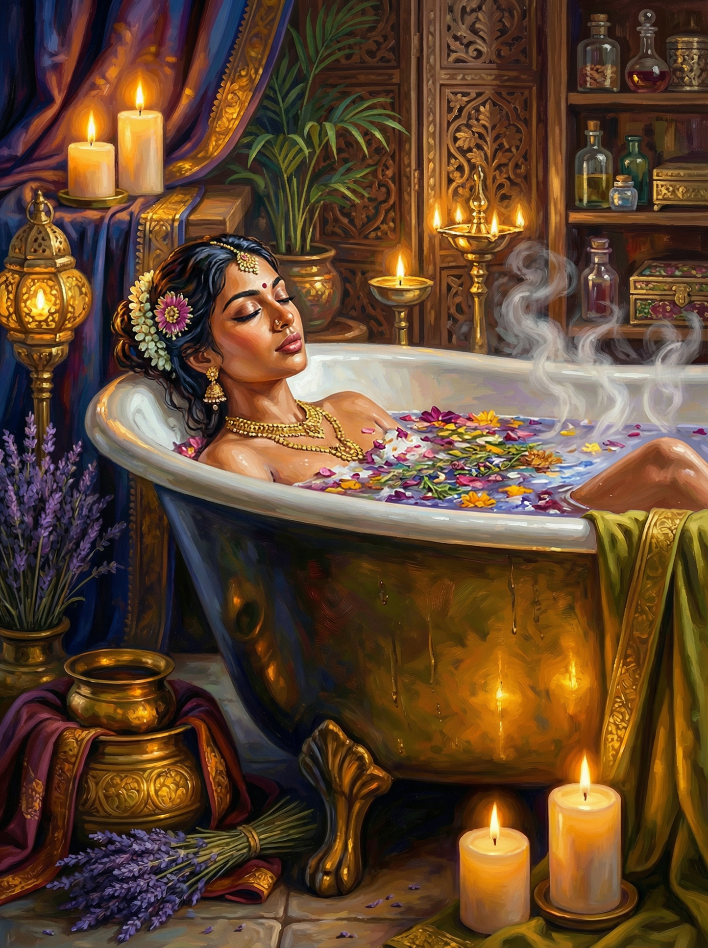Luxury Flower Bath (120 Colors)