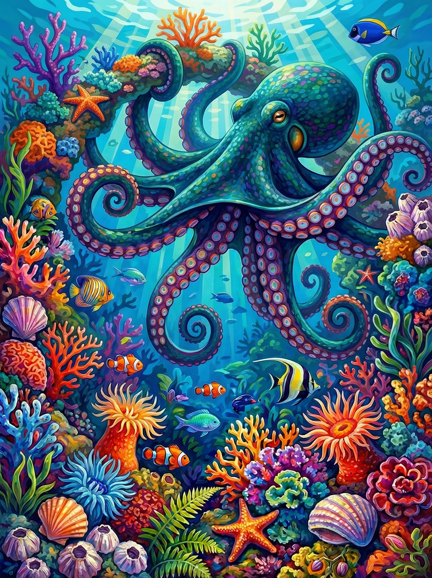 Magical Ocean Octopus (80 Colors)