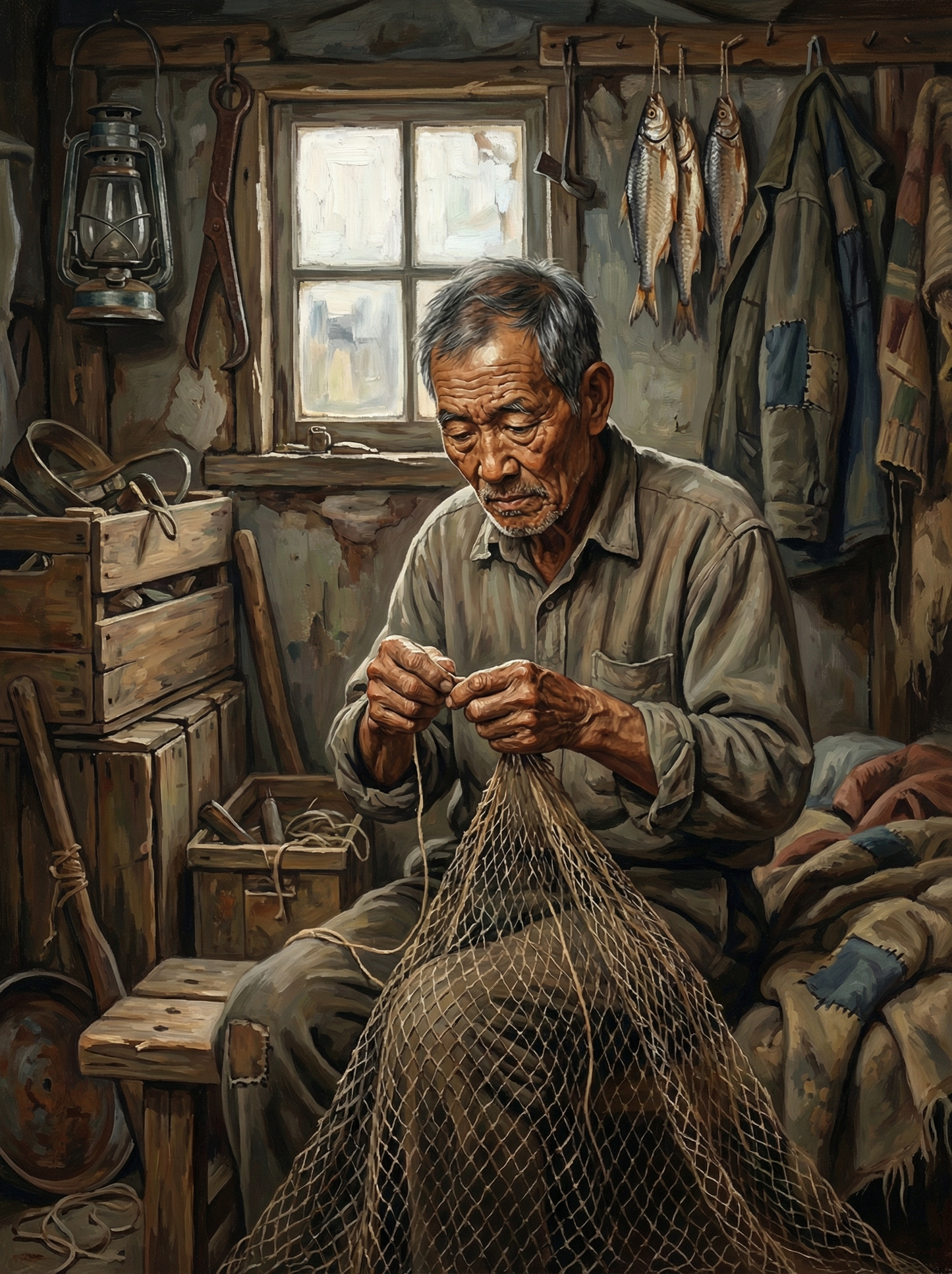 Mending the Fishing Net
