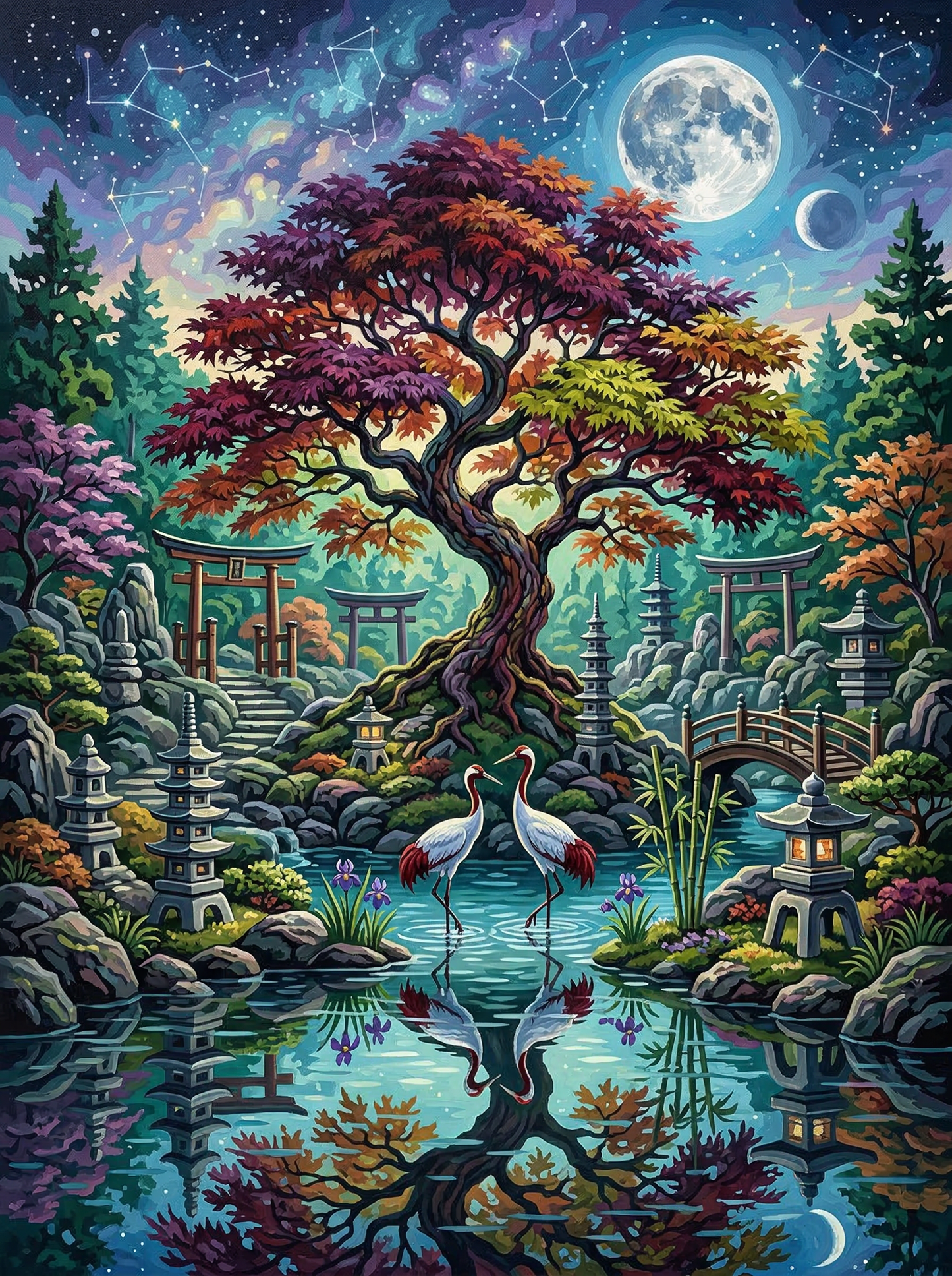Moonlit Zen Garden (80 Colors)