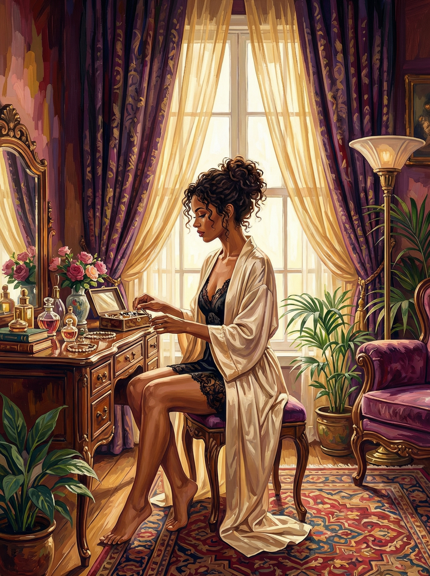 Golden Hour Desk