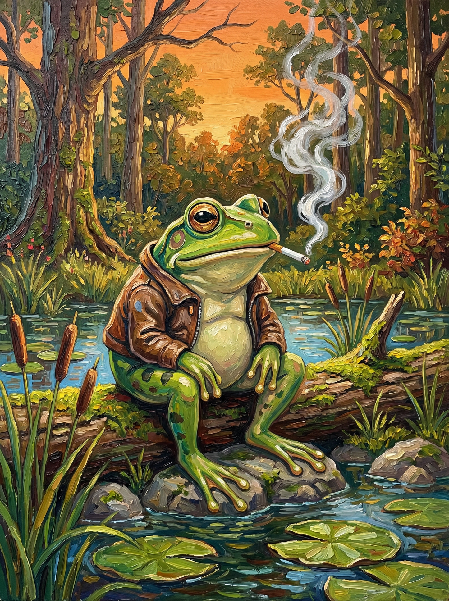 The Frog Knows Things (80 Colors)