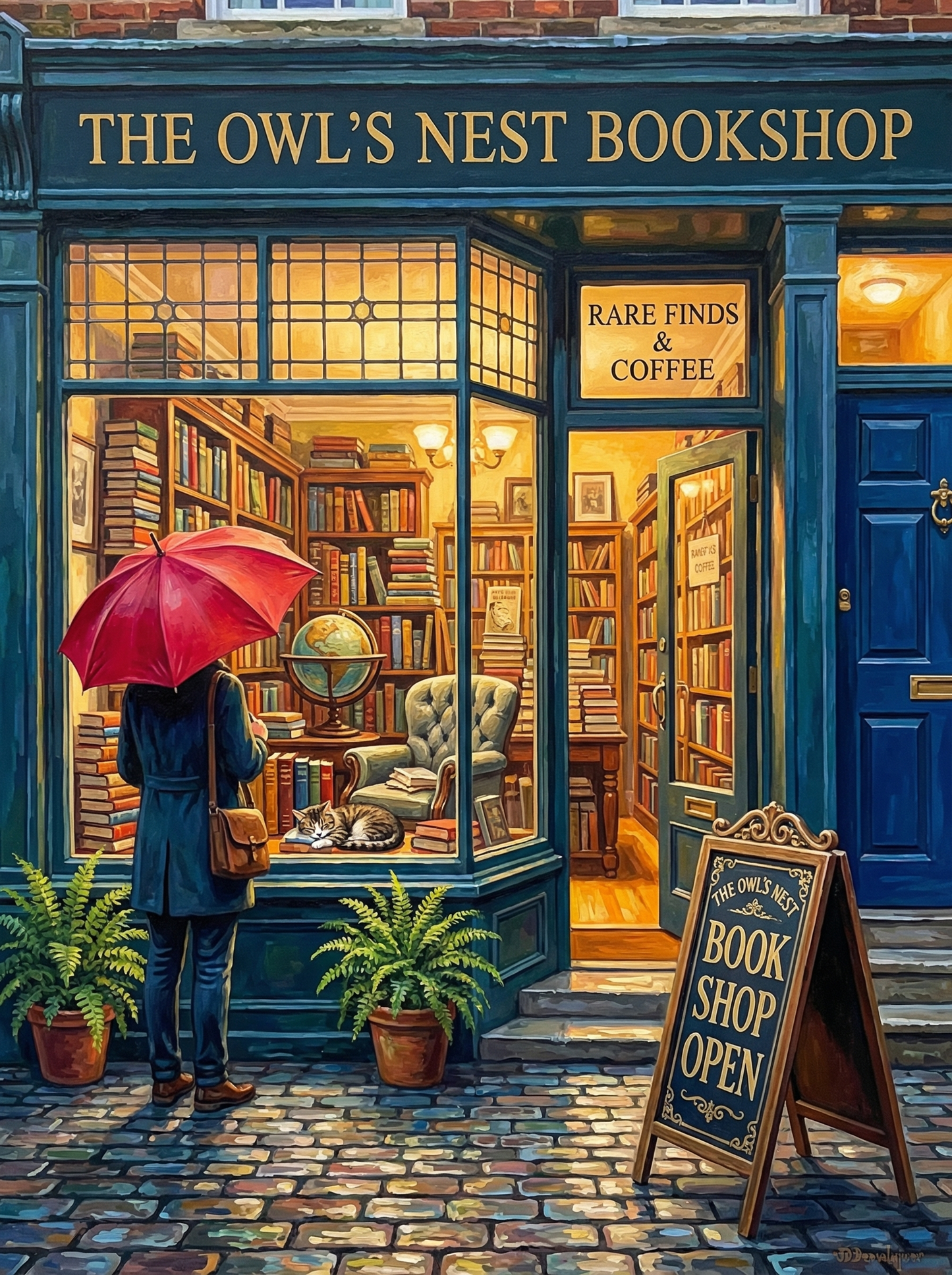 Owls Nest Bookshop (80 Colors)