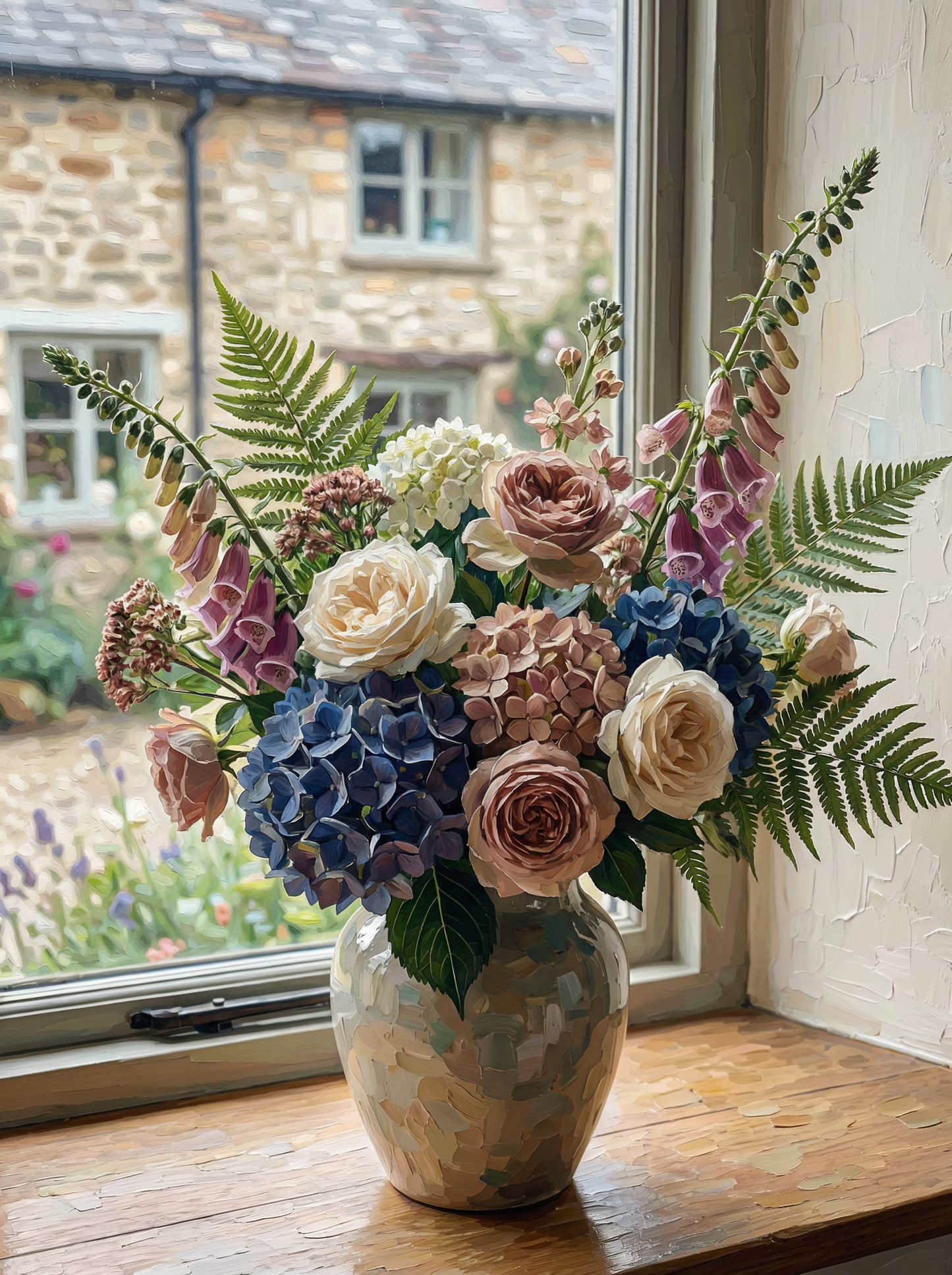 Porcelain Afternoon Arrangement
