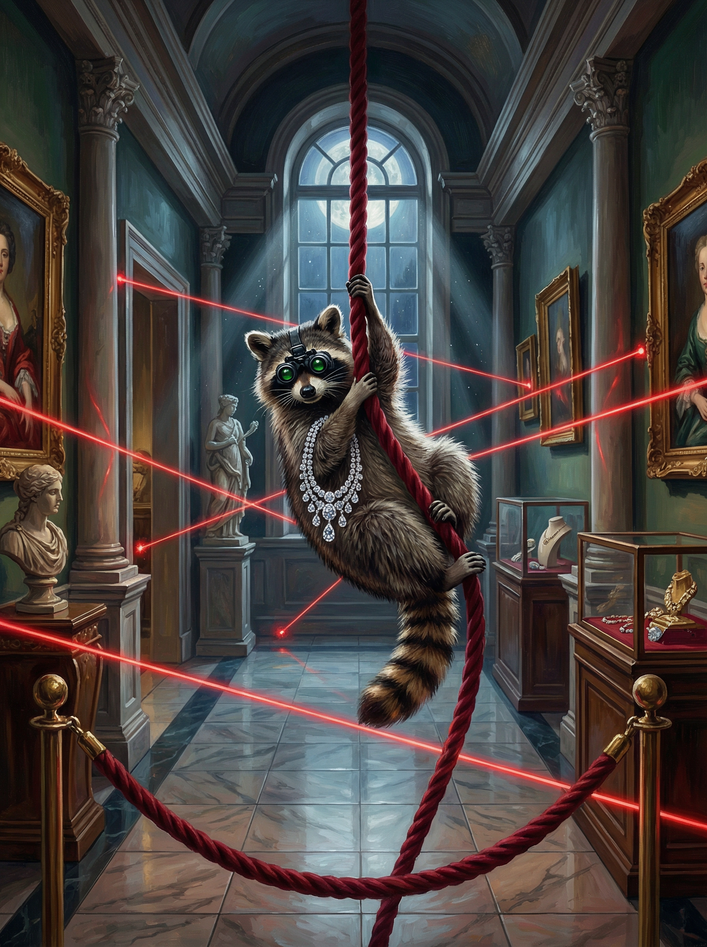 Raccoon Diamond Heist