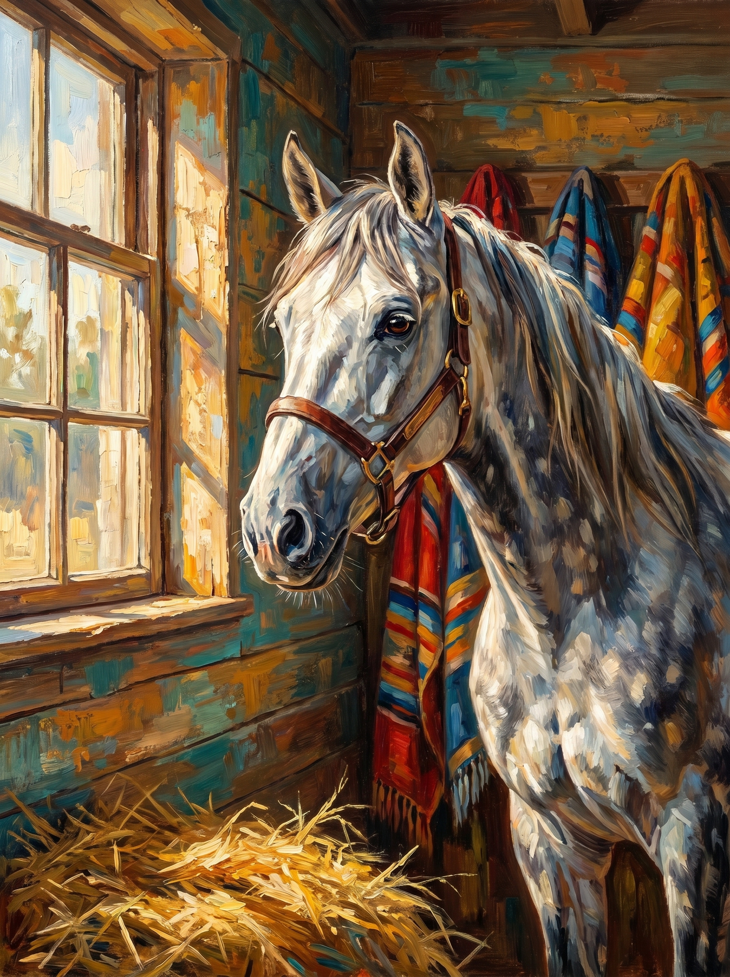 Rustic Window Pony (120 Colors)