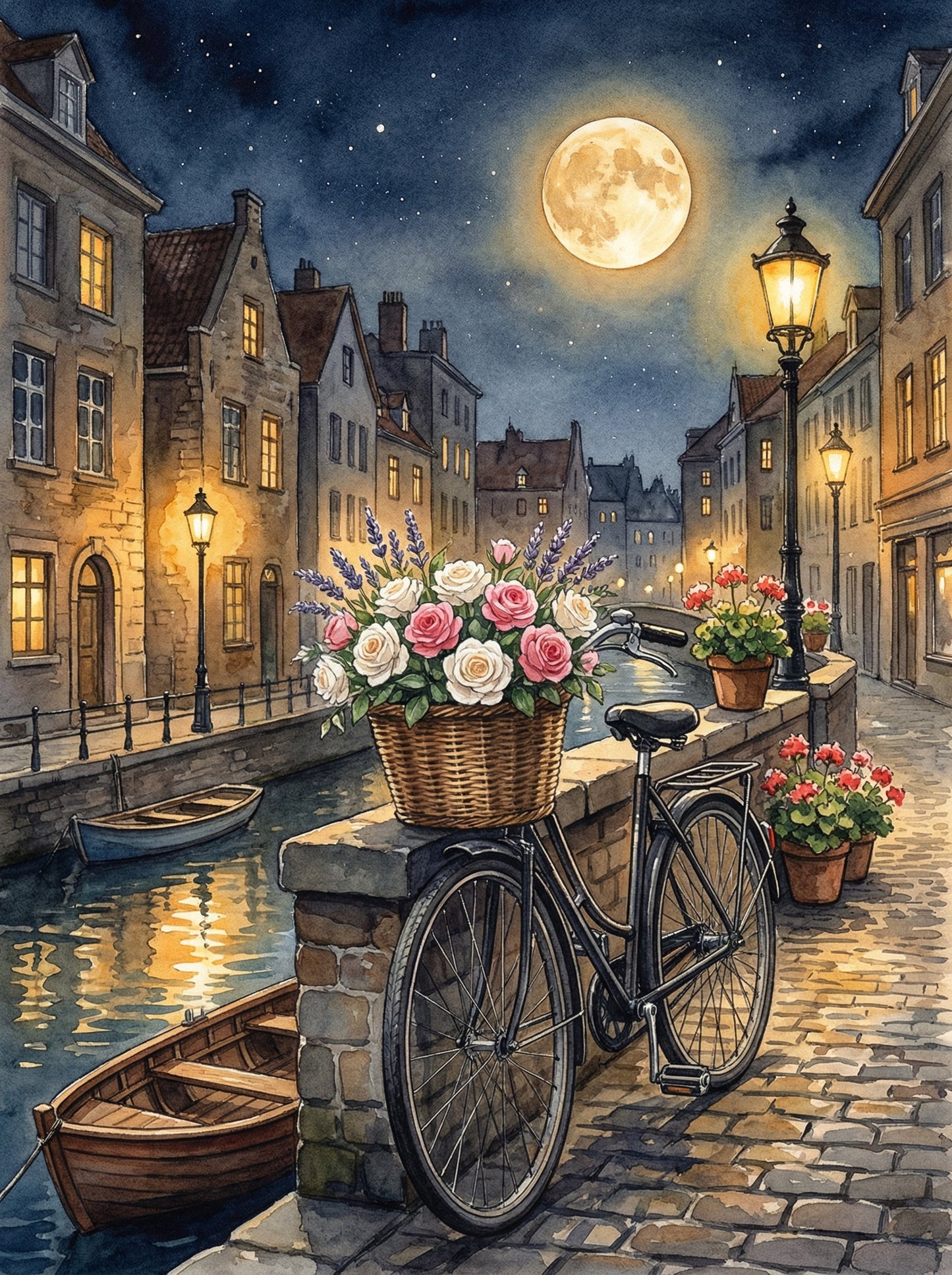 Starry Night Town Bicycle