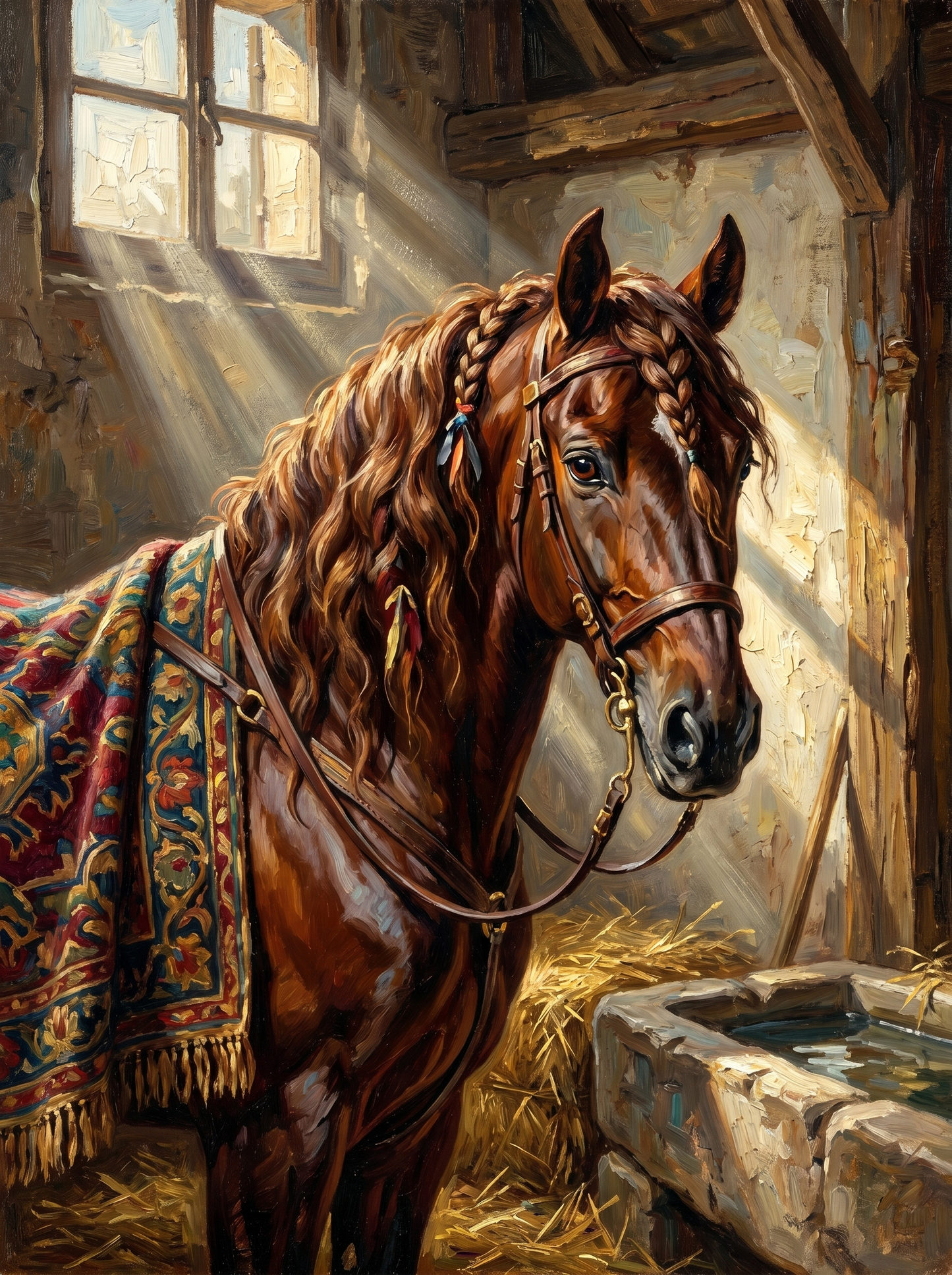 Sunlit Stable Horse (120 Colors)