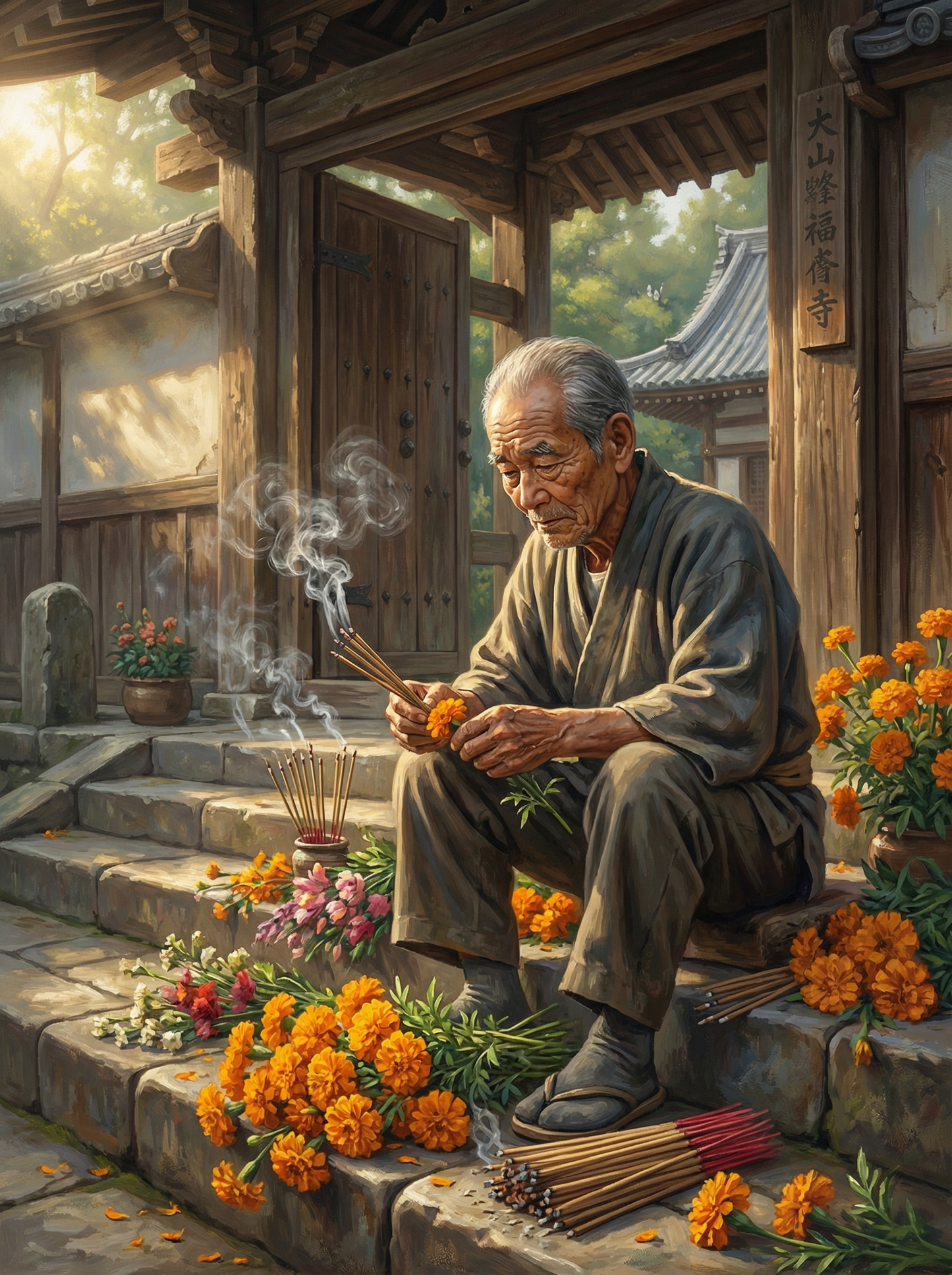Temple Incense Offering