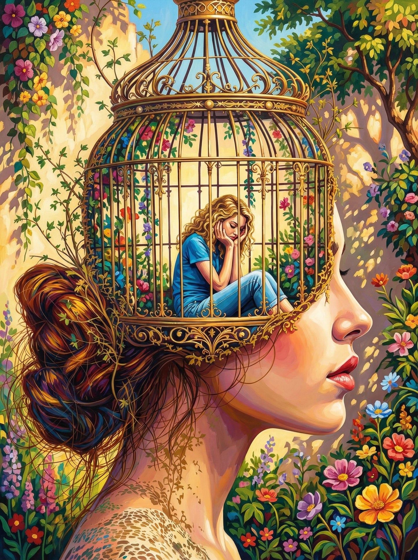 Thoughts In Golden Cage (120 Colors)